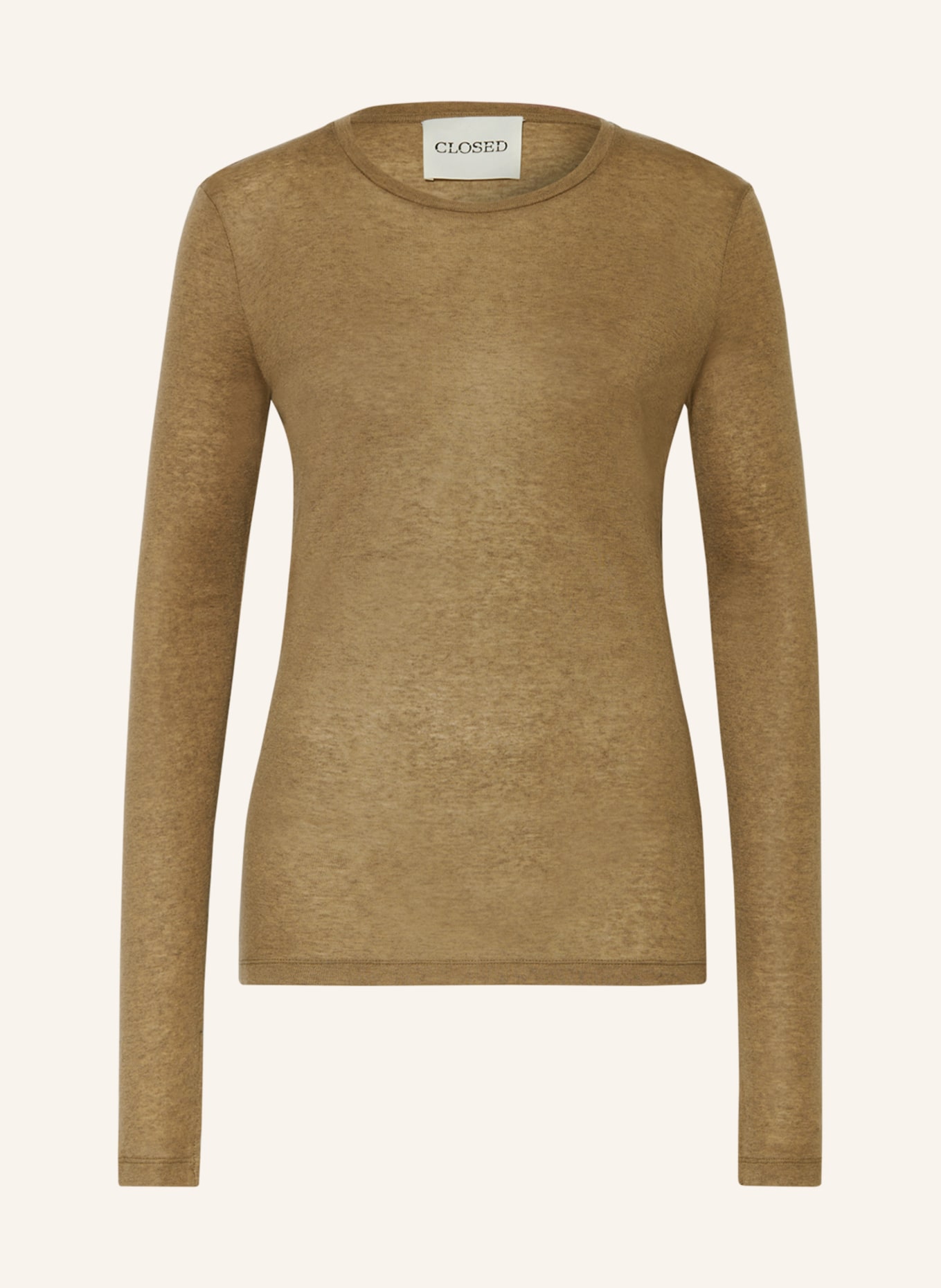 CLOSED Long sleeve shirt, Color: OLIVE (Image 1)