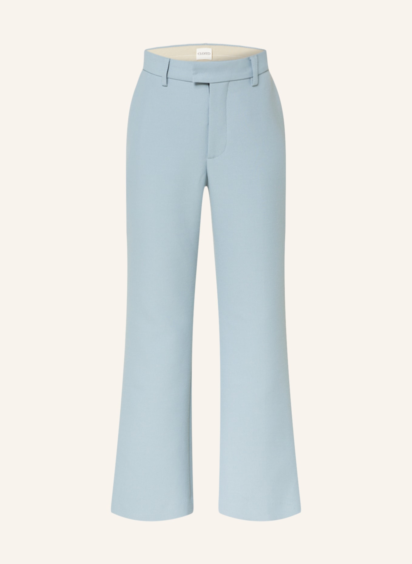 CLOSED Bootcut trousers WHARTON, Color: BLUE GRAY (Image 1)