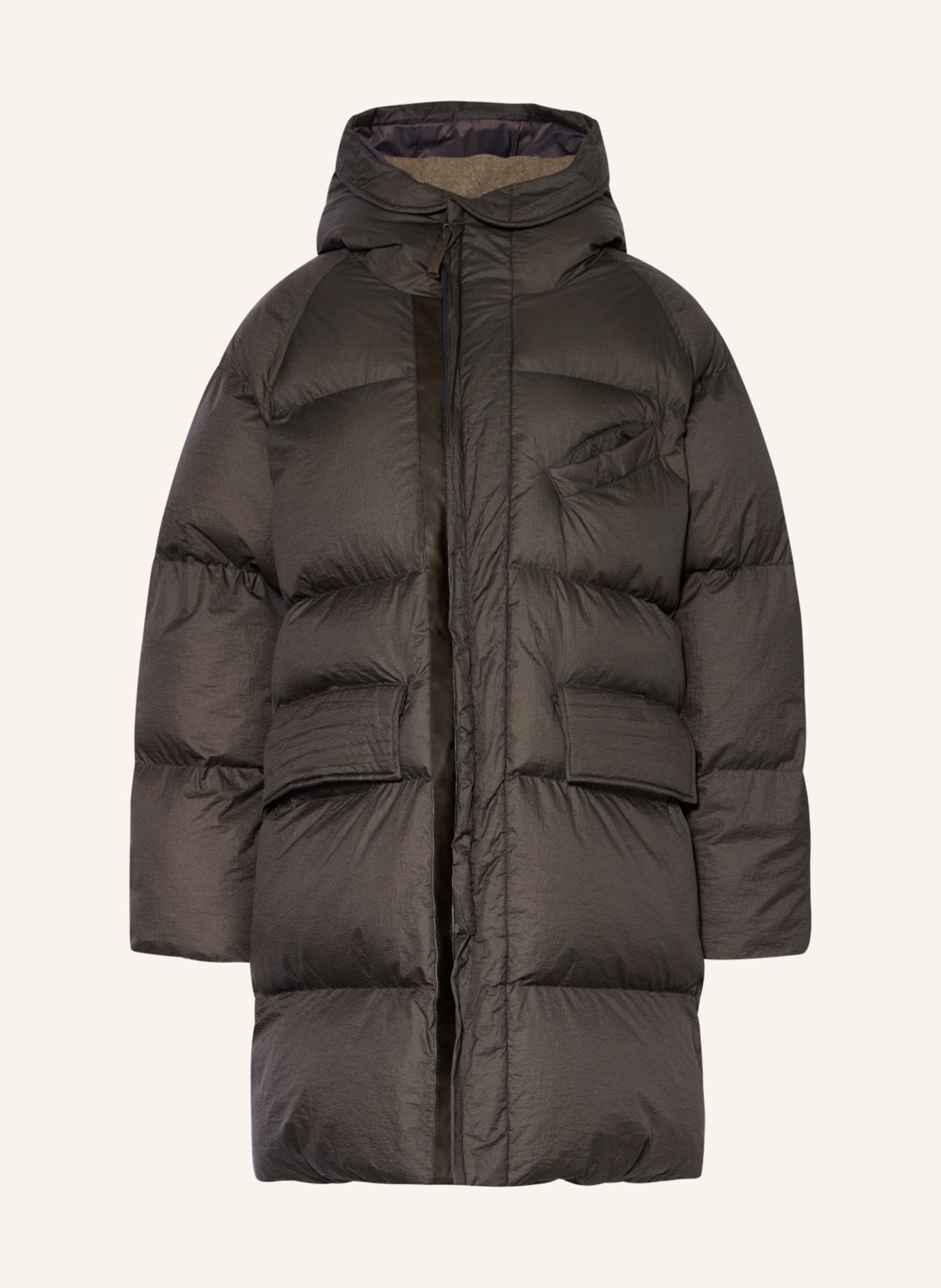 CLOSED Quilted coat, Color: DARK GRAY (Image 1)