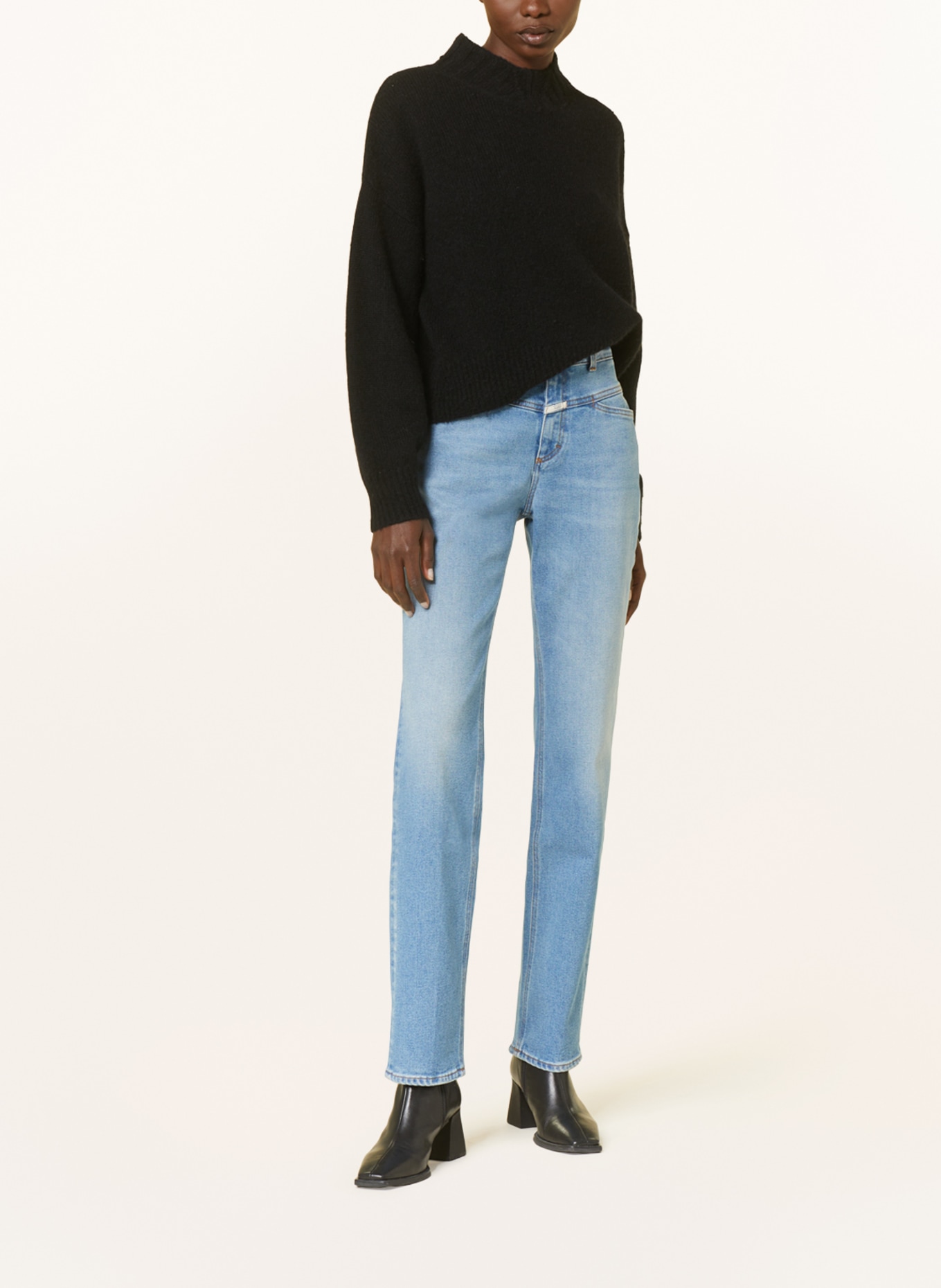 CLOSED Straight Jeans STRAIGHT-X, Farbe: MBL MID BLUE (Bild 2)