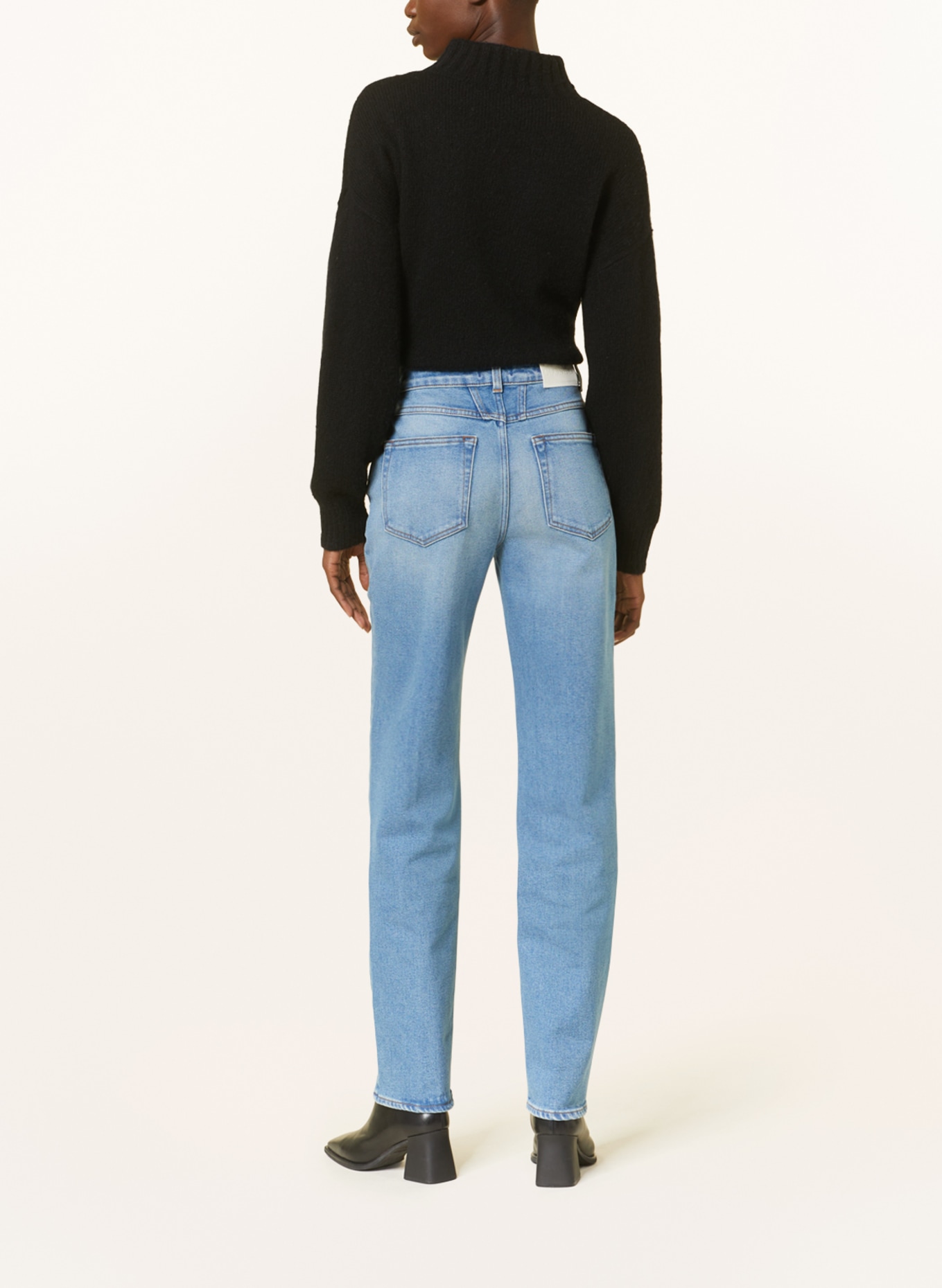 CLOSED Straight Jeans STRAIGHT-X, Farbe: MBL MID BLUE (Bild 3)