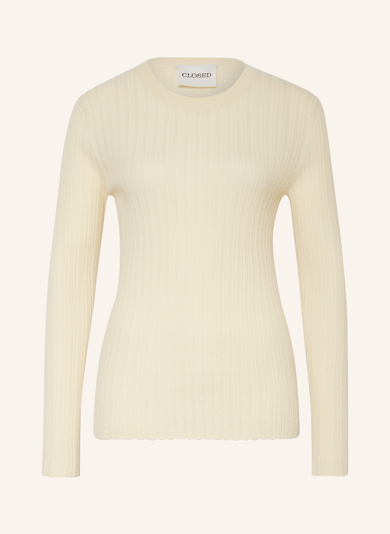 CLOSED Cashmere-Pullover, Farbe: HELLGELB(Bild null)
