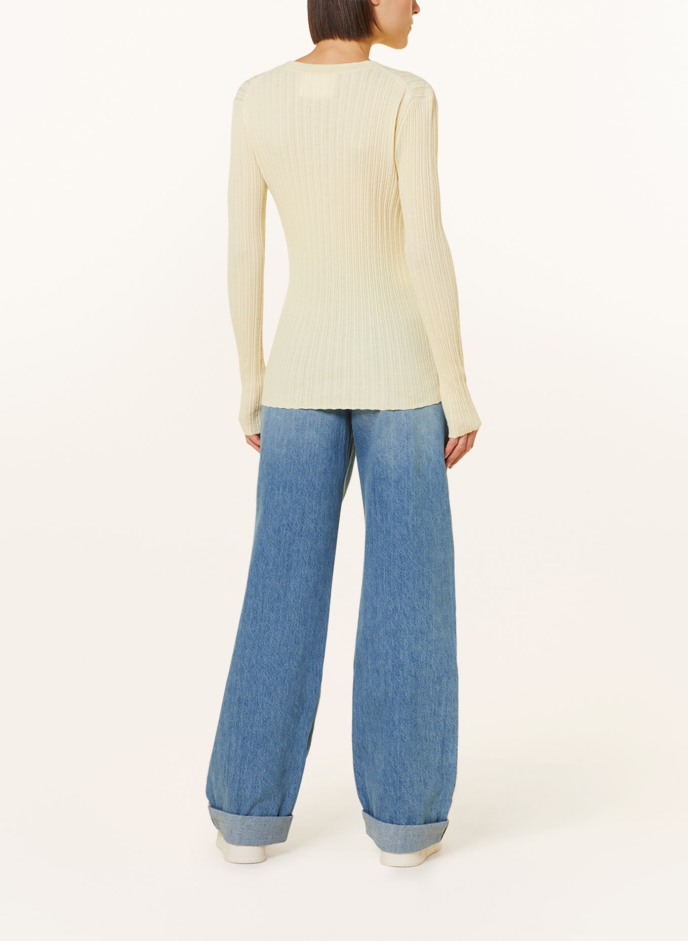 CLOSED Cashmere-Pullover, Farbe: HELLGELB (Bild 3)