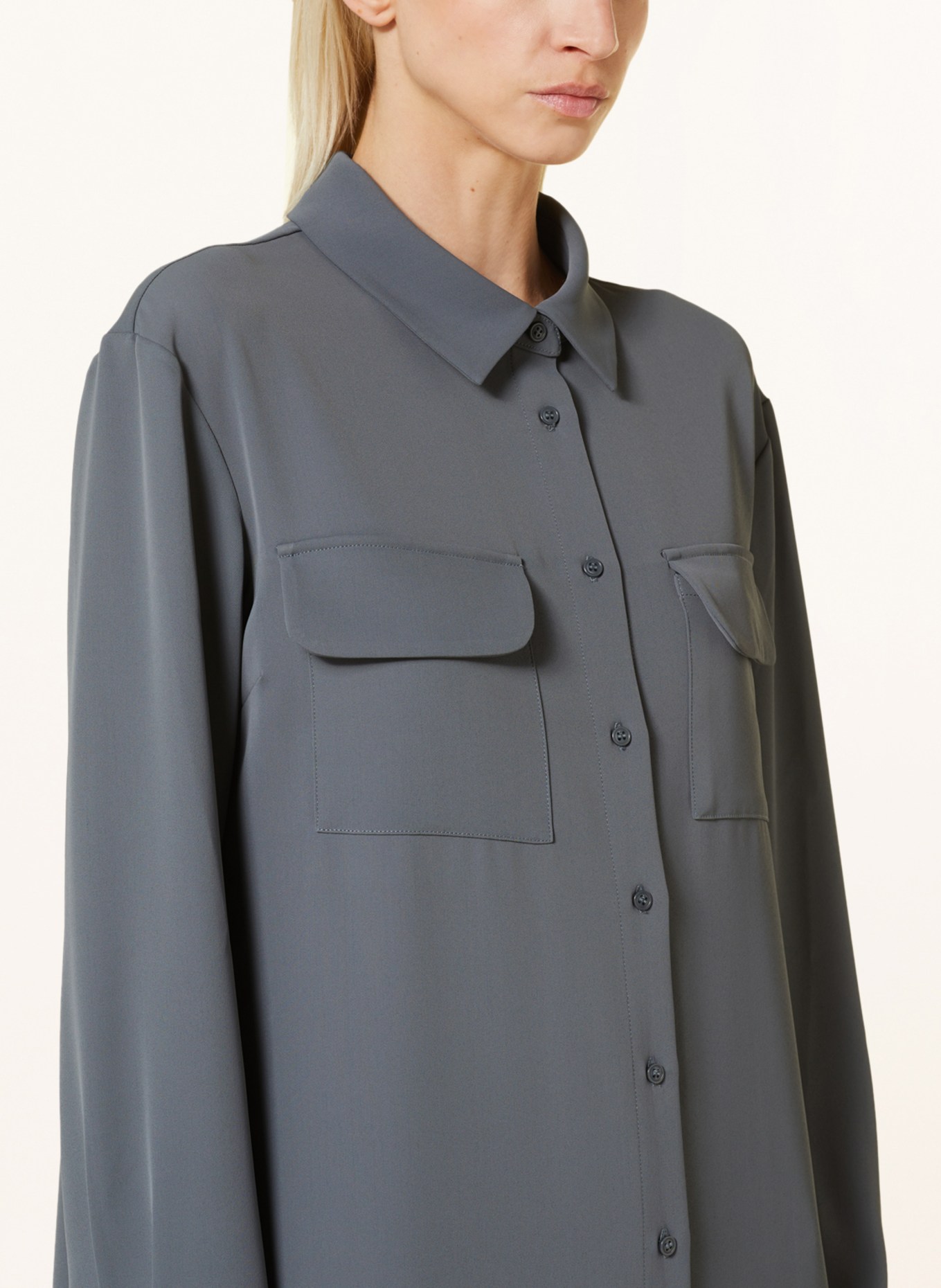 RINO & PELLE Shirt dress DWAIN, Color: DARK GRAY (Image 4)