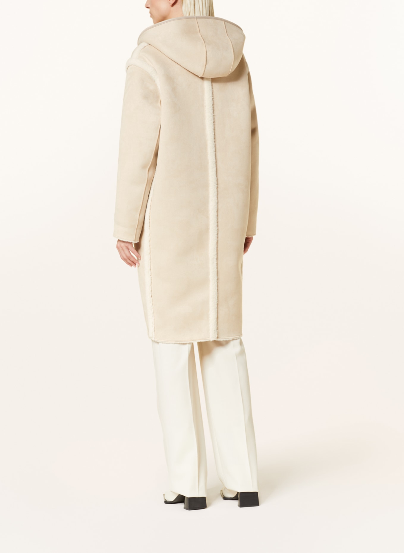 RINO & PELLE Teddy coat JOJO, Color: CREAM (Image 3)