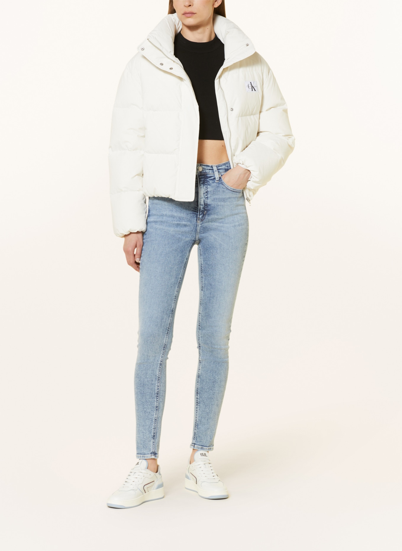 Calvin Klein Jeans Jeansy skinny, Kolor: 1A4 DENIM MEDIUM (Obrazek 2)