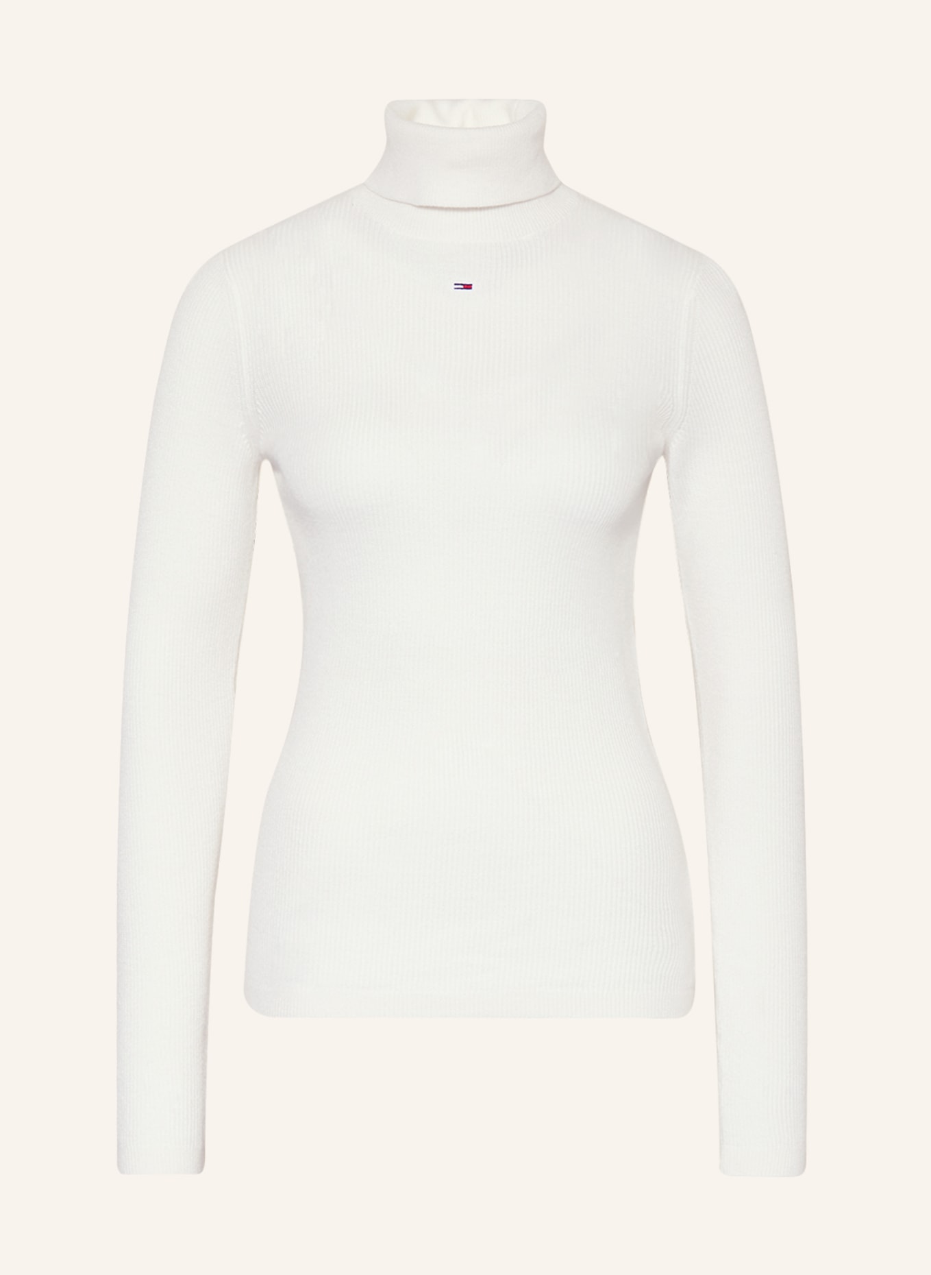 TOMMY JEANS Turtleneck shirt, Color: WHITE (Image 1)