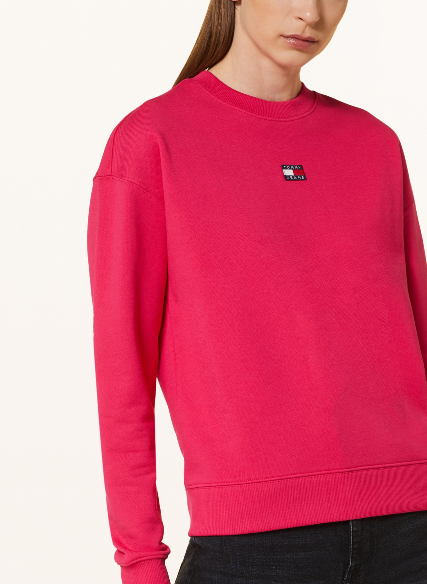 TOMMY JEANS Sweatshirt, Color: NEON PINK (Image 4)