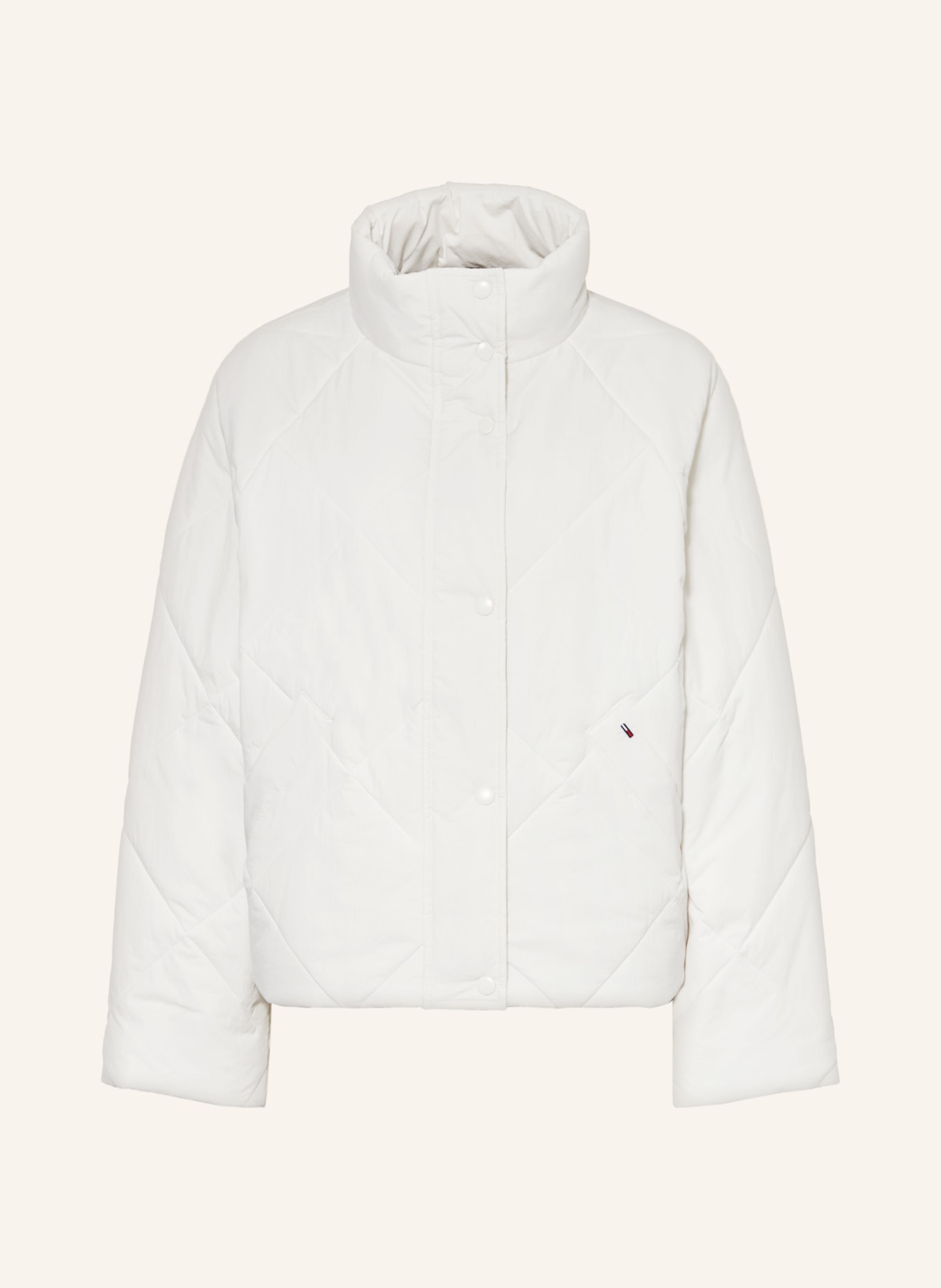 TOMMY JEANS Quilted jacket, Color: WHITE (Image 1)