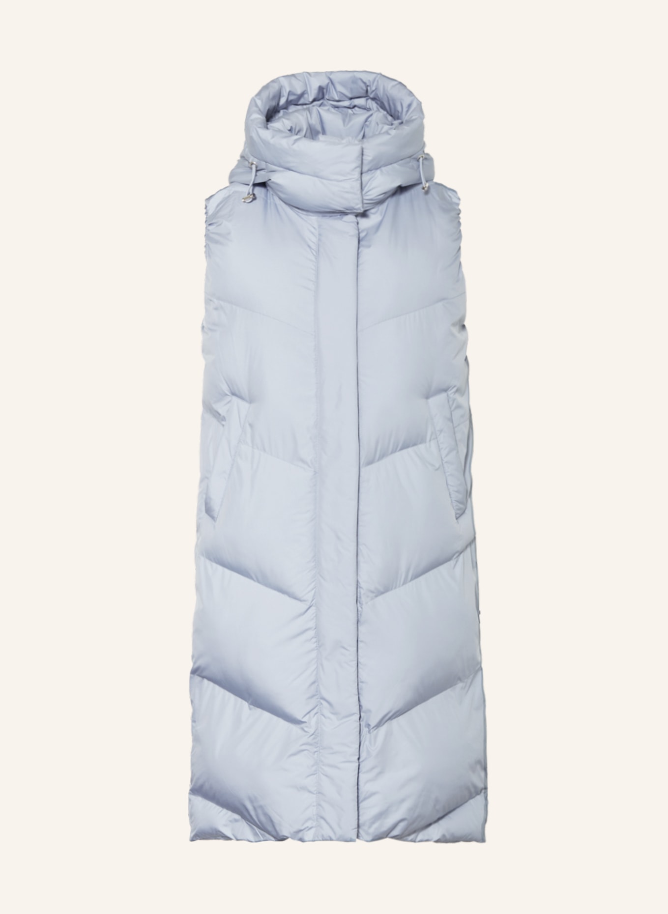 darling harbour Quilted vest, Color: LIGHT BLUE (Image 1)