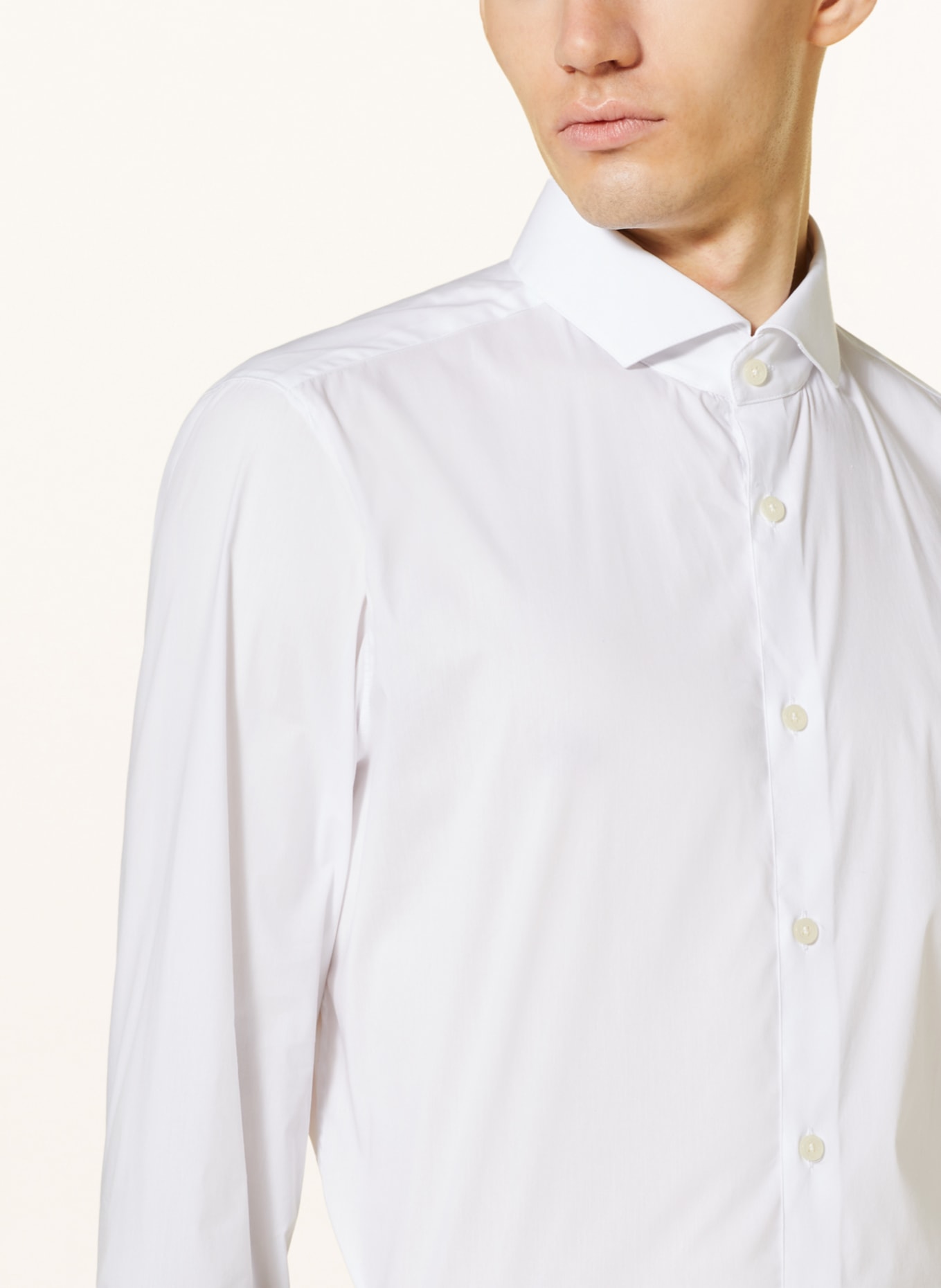 DRYKORN Jersey shirt JEDDA Slim fit, Color: WHITE (Image 4)
