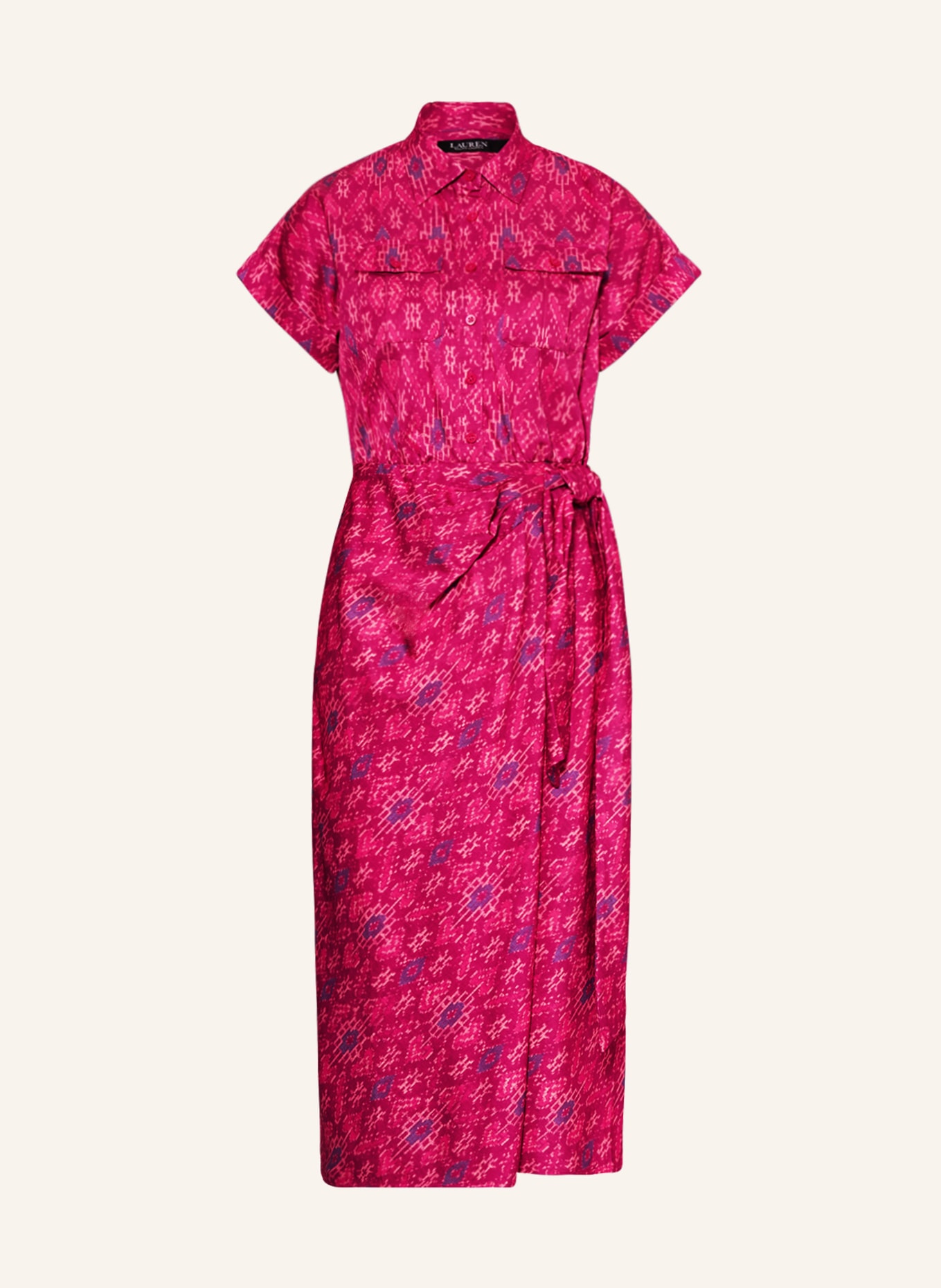 LAUREN RALPH LAUREN Kleid, Farbe: PINK/ HELLBLAU/ HELLORANGE (Bild 1)