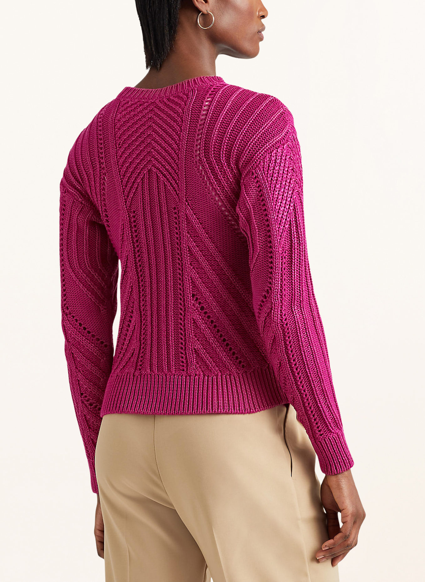LAUREN RALPH LAUREN Sweater, Color: FUCHSIA (Image 3)