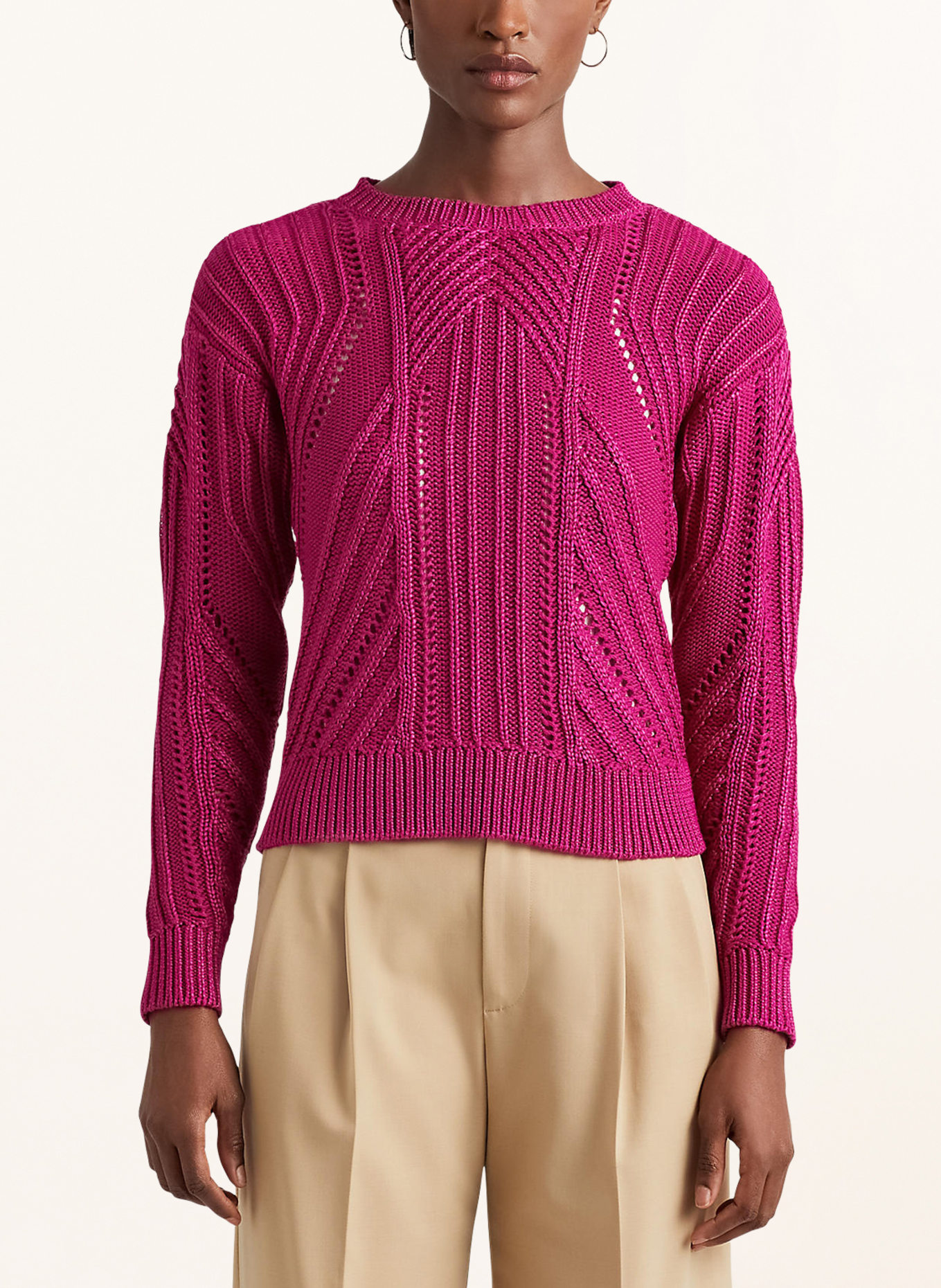 LAUREN RALPH LAUREN Sweater, Color: FUCHSIA (Image 4)