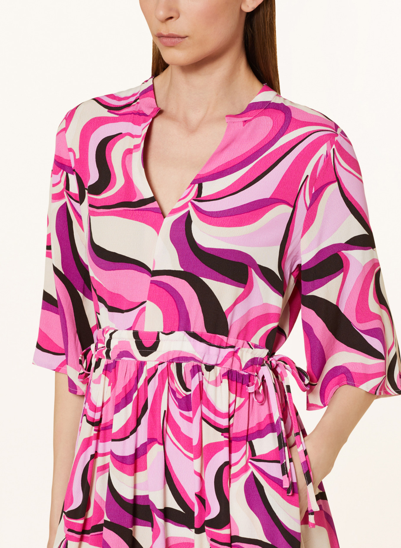LIEBLINGSSTÜCK Dress RUJEL, Color: NEON PINK/ BEIGE/ PURPLE (Image 4)