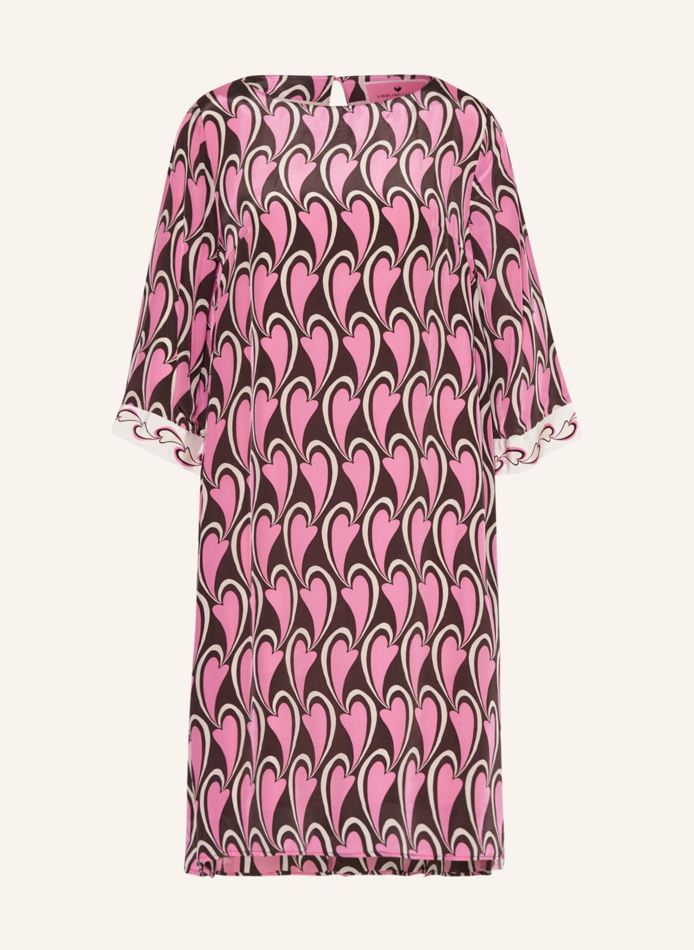 LIEBLINGSSTÜCK Kleid RACHIDAL, Farbe: SCHWARZ/ ROSA (Bild 1)