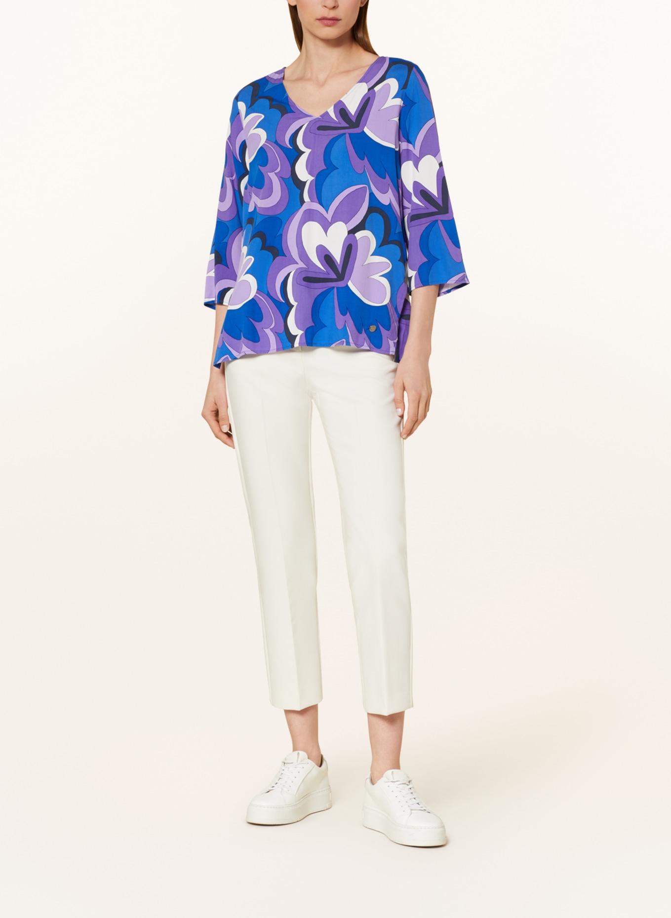 LIEBLINGSSTÜCK Shirt blouse RYANDYL, Color: BLUE/ PURPLE/ LIGHT PURPLE (Image 2)