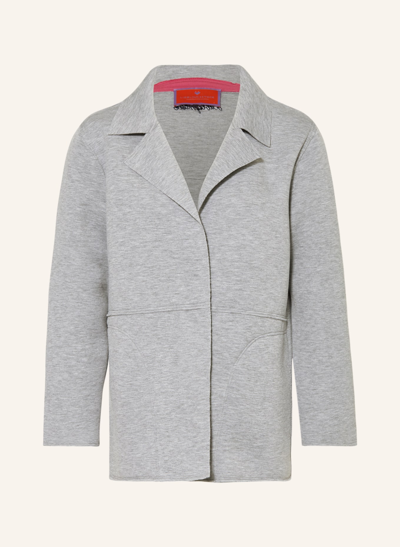 LIEBLINGSSTÜCK Sweat jacket CAIARAL, Color: LIGHT GRAY (Image 1)
