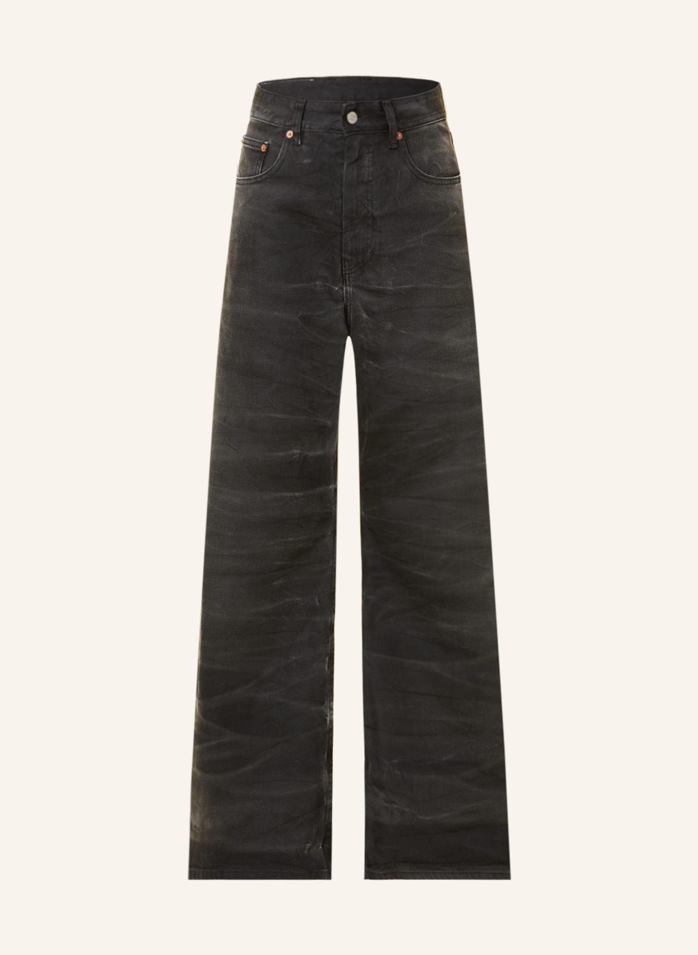 MM6 Maison Margiela Flared jeans, Color: 961 BLACK (Image 1)