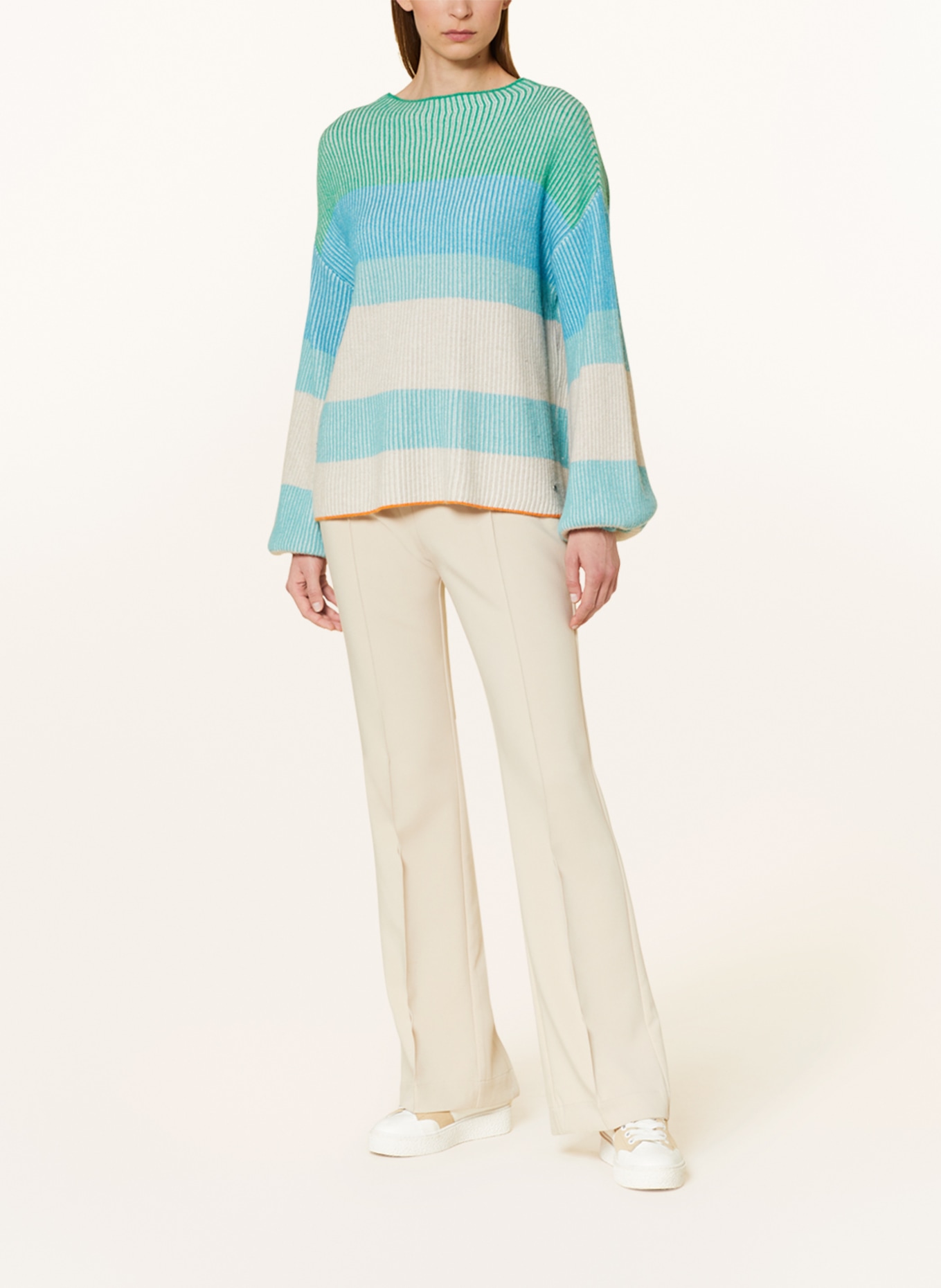 LIEBLINGSSTÜCK Sweater BRUNETAL, Color: LIGHT BLUE/ LIGHT GREEN/ BEIGE (Image 2)