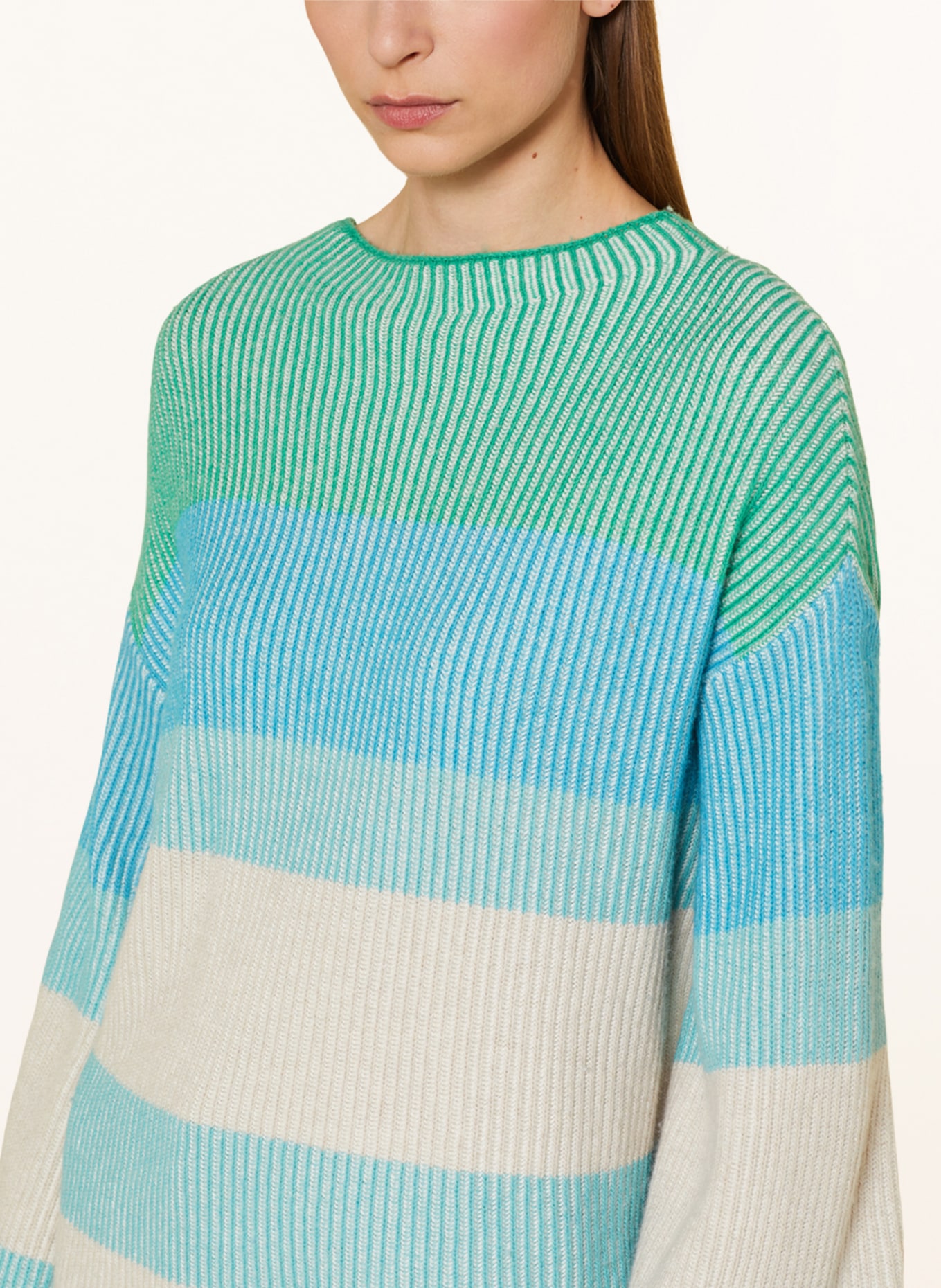 LIEBLINGSSTÜCK Sweater BRUNETAL, Color: LIGHT BLUE/ LIGHT GREEN/ BEIGE (Image 4)
