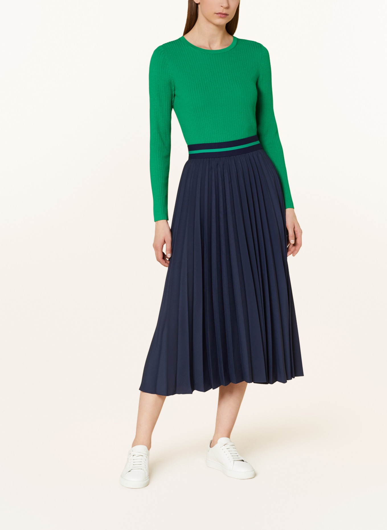 LIEBLINGSSTÜCK Plisovaná sukně FABRIZIAL, Barva: TMAVĚ MODRÁ (Obrázek 2)