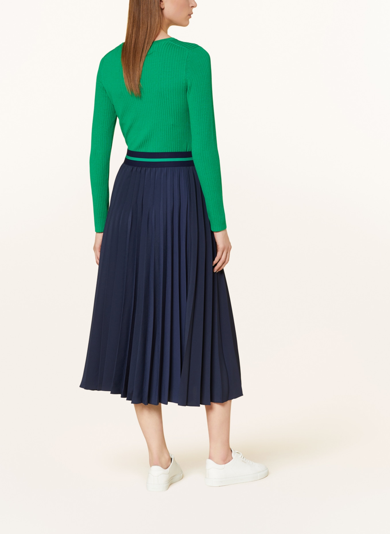 LIEBLINGSSTÜCK Plisovaná sukně FABRIZIAL, Barva: TMAVĚ MODRÁ (Obrázek 3)