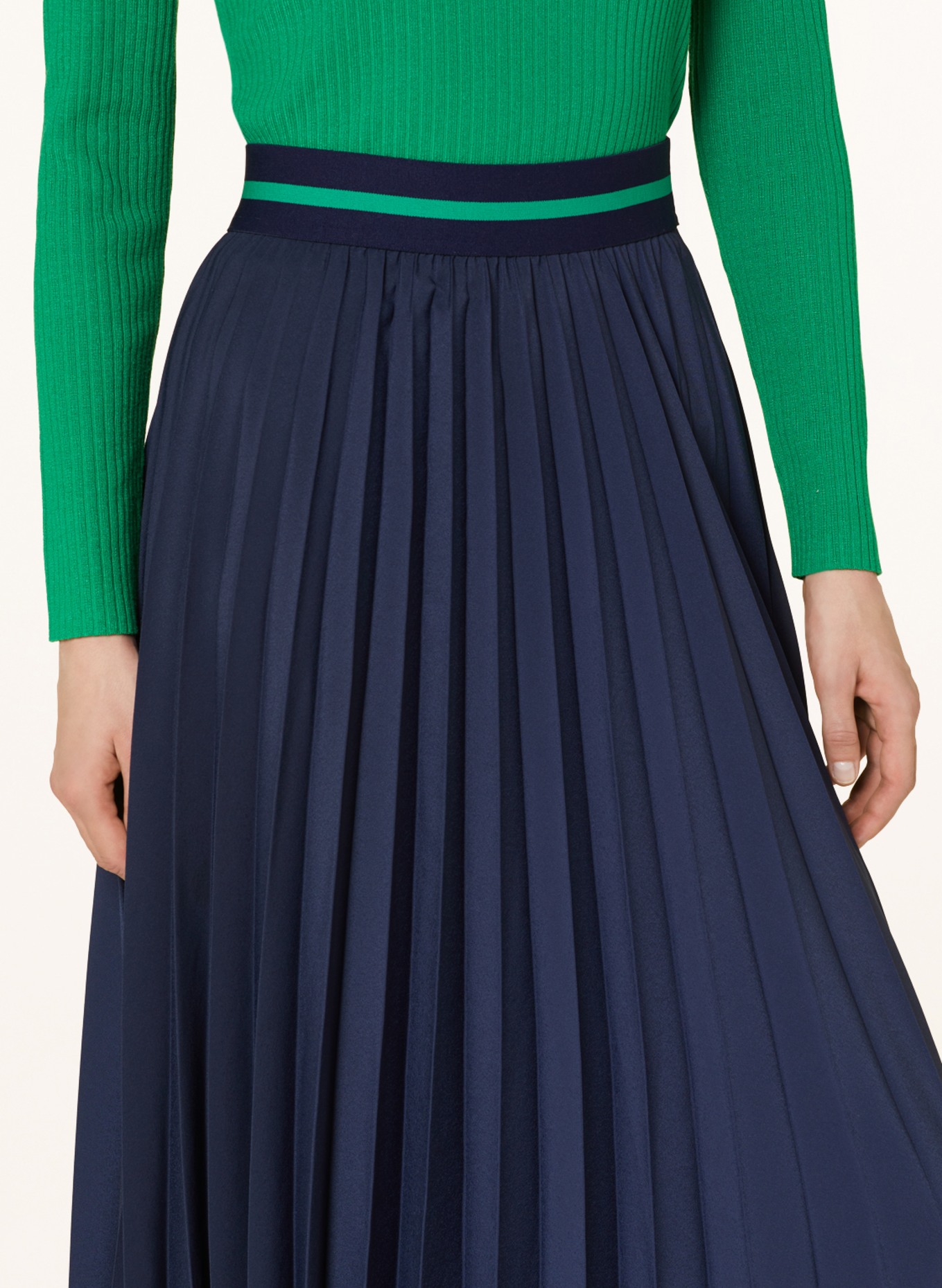 LIEBLINGSSTÜCK Plisovaná sukně FABRIZIAL, Barva: TMAVĚ MODRÁ (Obrázek 4)