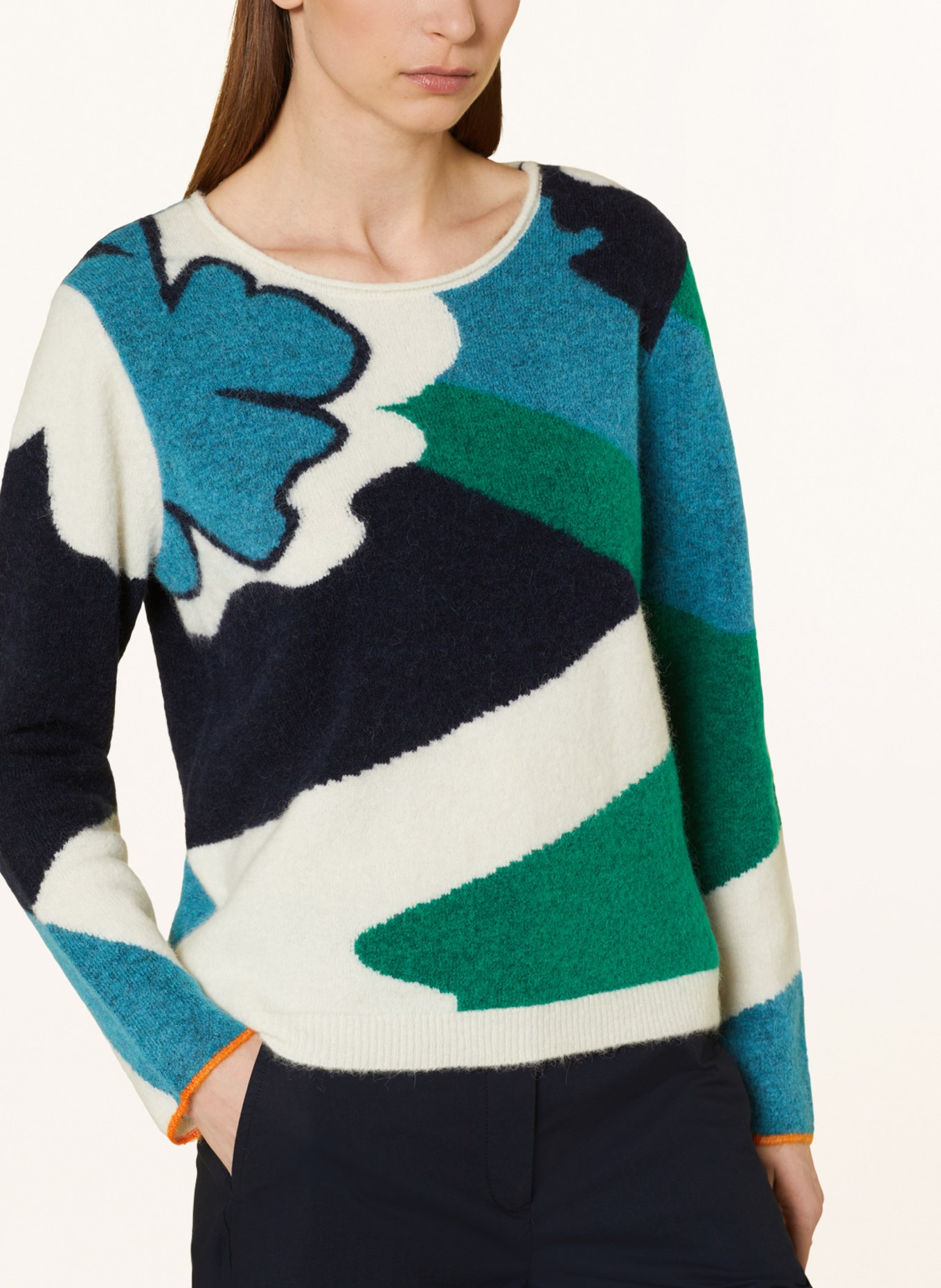 LIEBLINGSSTÜCK Sweater KAELYNL, Color: DARK BLUE/ TEAL/ GREEN (Image 4)