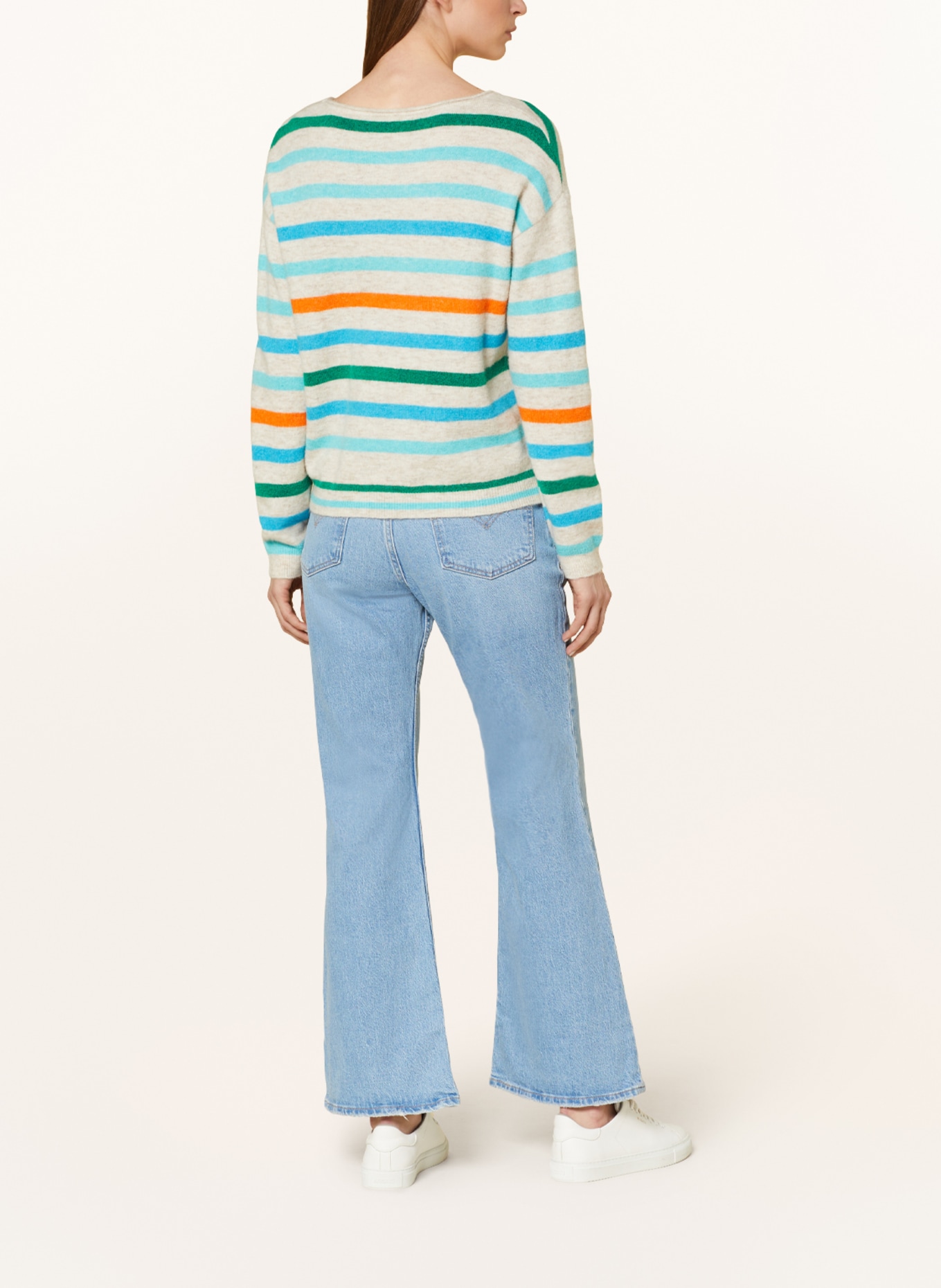 LIEBLINGSSTÜCK Sweater KARLEENL, Color: BEIGE/ LIGHT BLUE/ GREEN (Image 3)