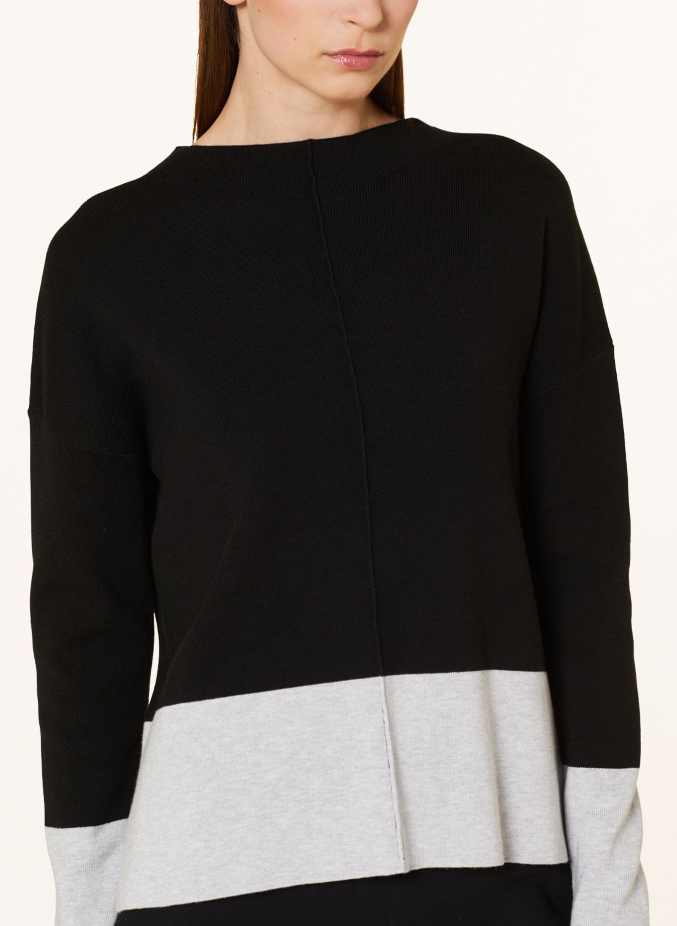 LIEBLINGSSTÜCK Sweater KRISTIEEP, Color: BLACK/ LIGHT GRAY (Image 4)
