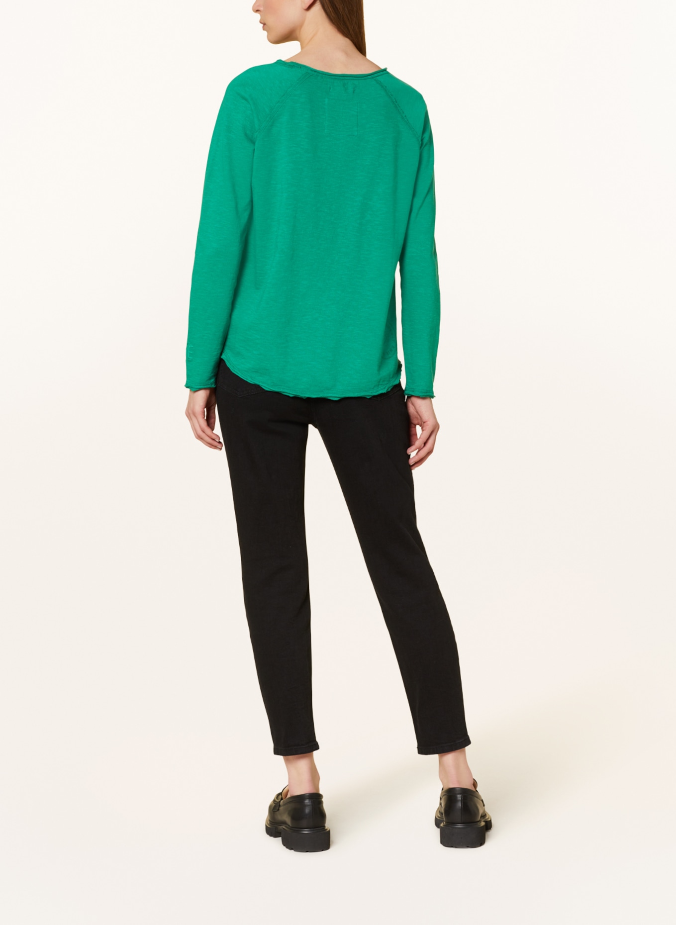 LIEBLINGSSTÜCK Long sleeve shirt CATHRINAEP, Color: GREEN (Image 3)