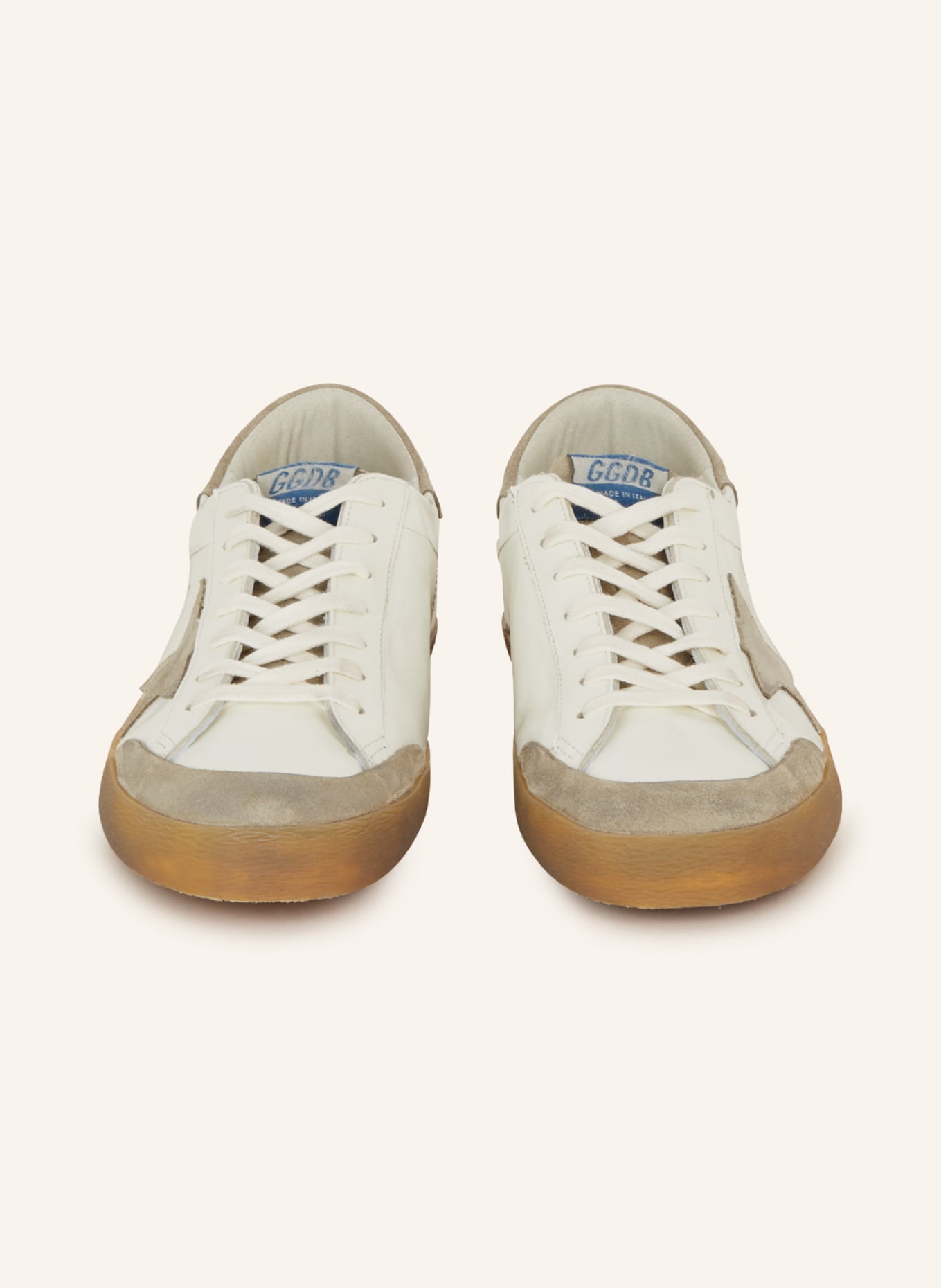GOLDEN GOOSE Sneakers SUPER-STAR, Color: WHITE/ GRAY (Image 3)