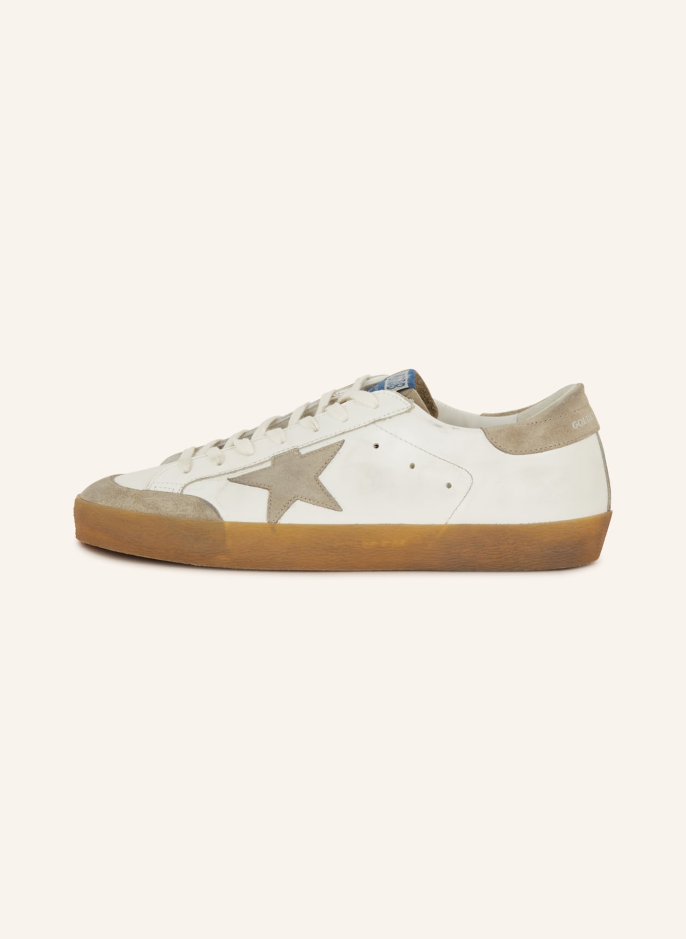 GOLDEN GOOSE Sneakers SUPER-STAR, Color: WHITE/ GRAY (Image 4)