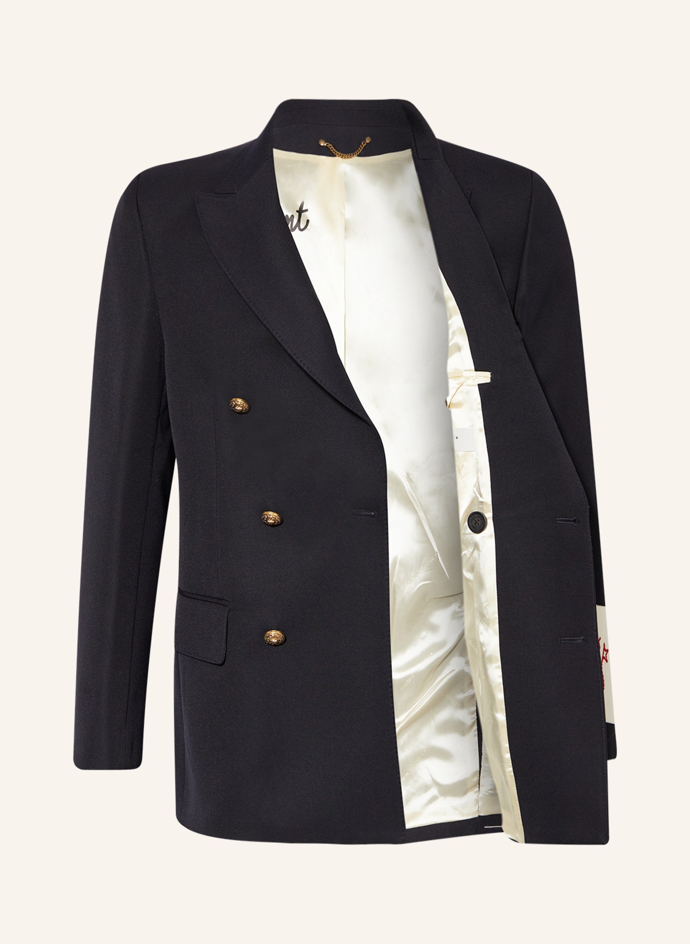 GOLDEN GOOSE Tailored jacket extra slim fit, Color: DARK BLUE (Image 4)