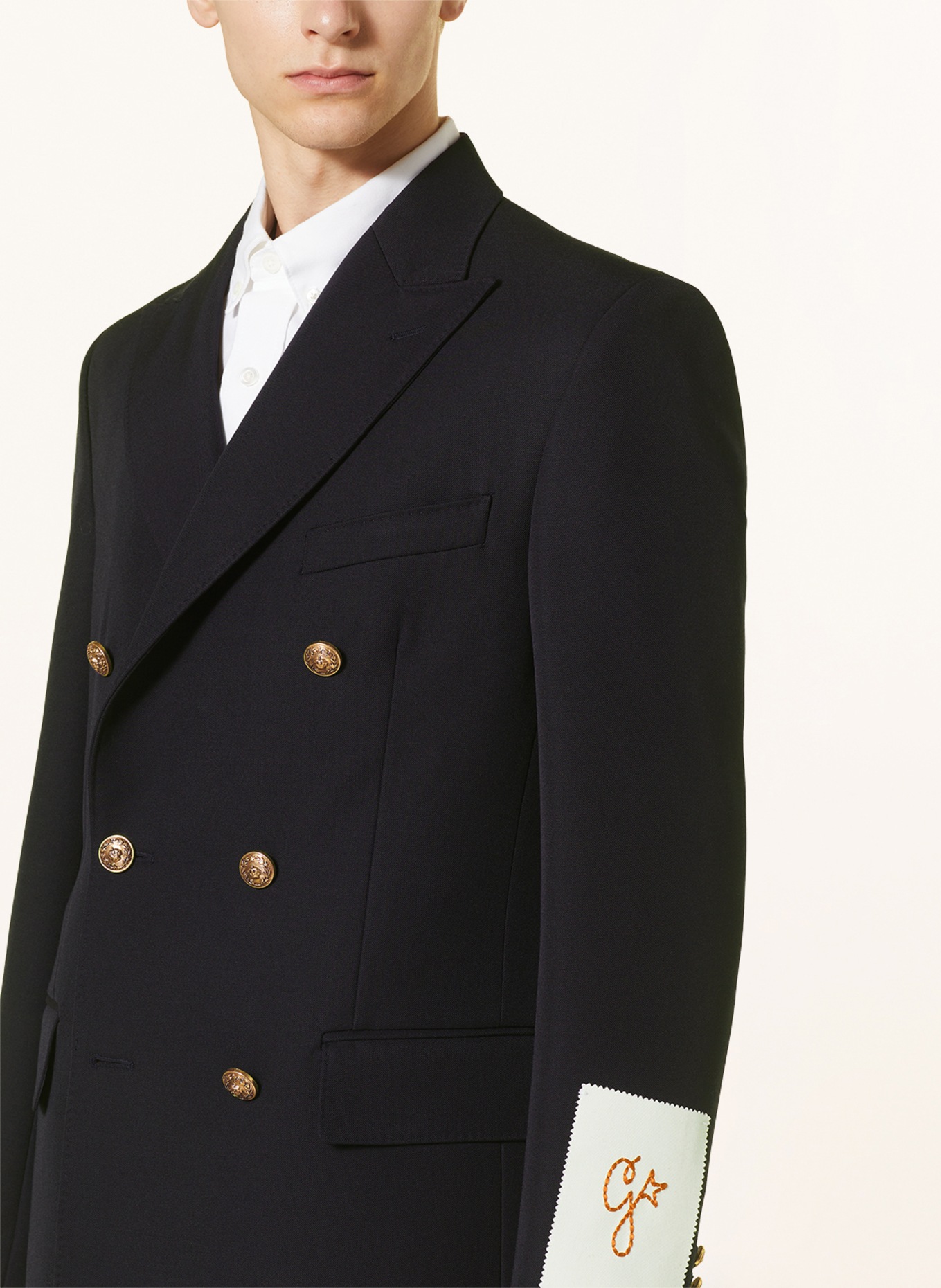 GOLDEN GOOSE Tailored jacket extra slim fit, Color: DARK BLUE (Image 6)