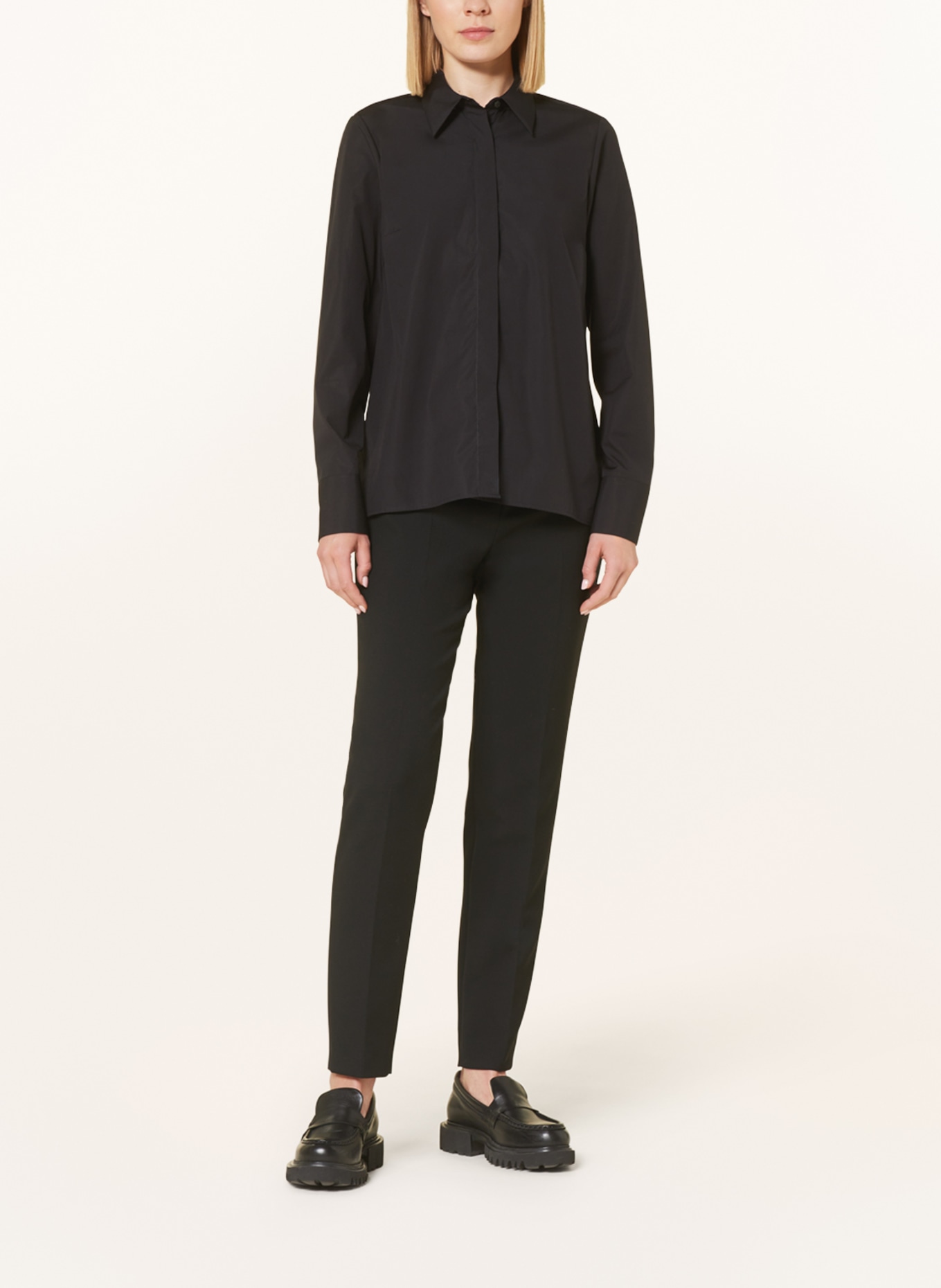 van Laack Shirt blouse TATI, Color: BLACK (Image 2)