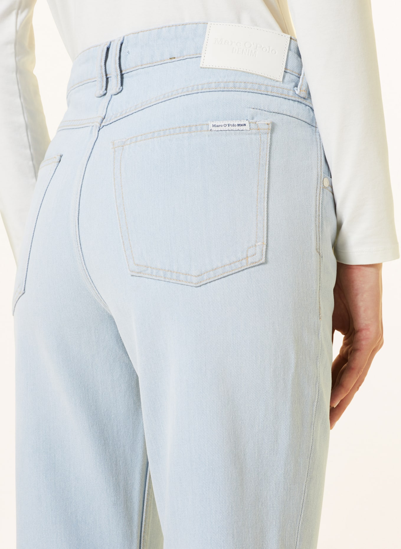 Marc O'Polo DENIM Boyfriend Jeans, Farbe: P94 multi/light cobalt salt n pepp (Bild 5)