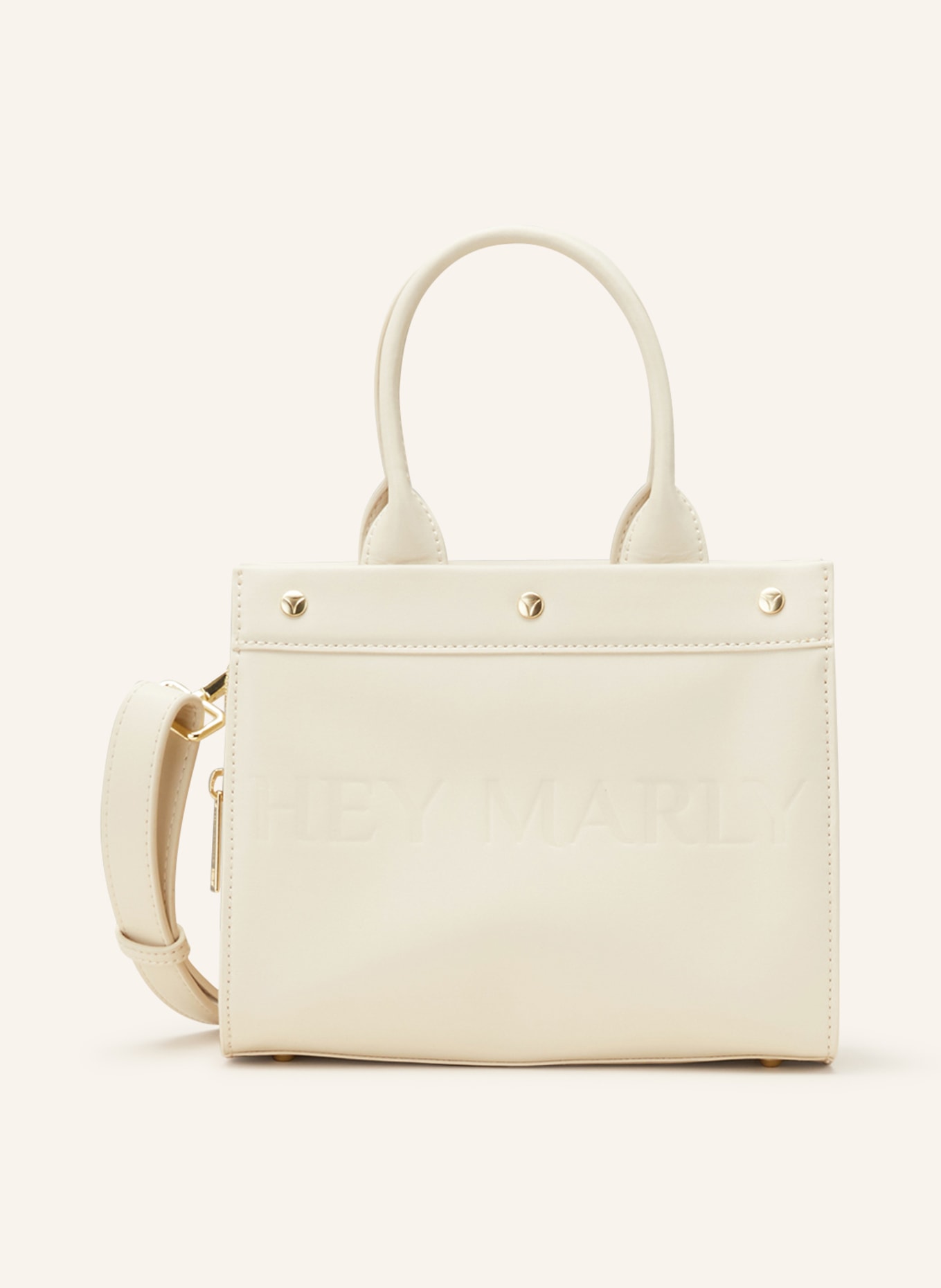 HEY MARLY Handbag CLASSY SIGNATURE MINI, Color: CREAM (Image 1)