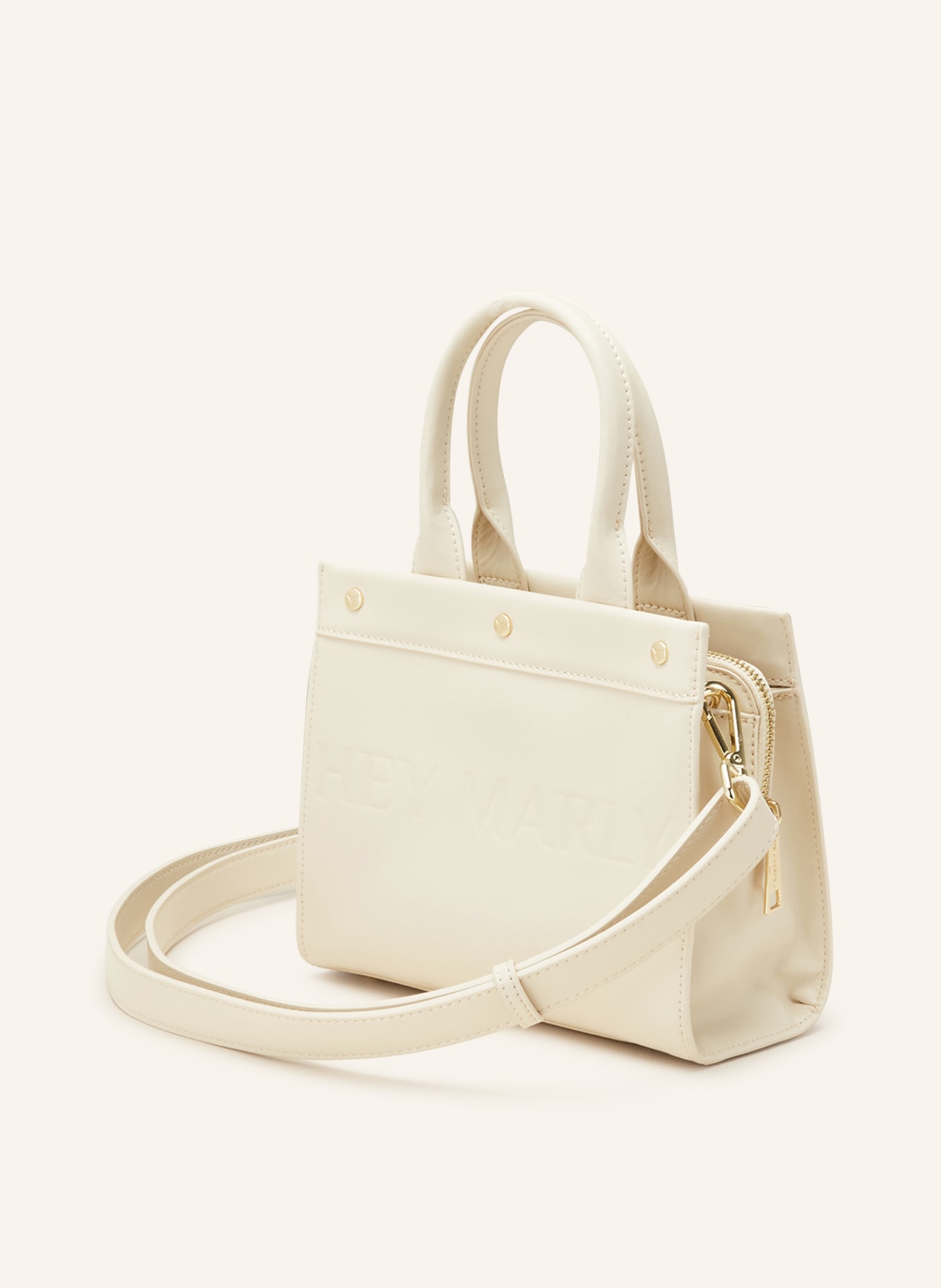 HEY MARLY Handbag CLASSY SIGNATURE MINI, Color: CREAM (Image 2)