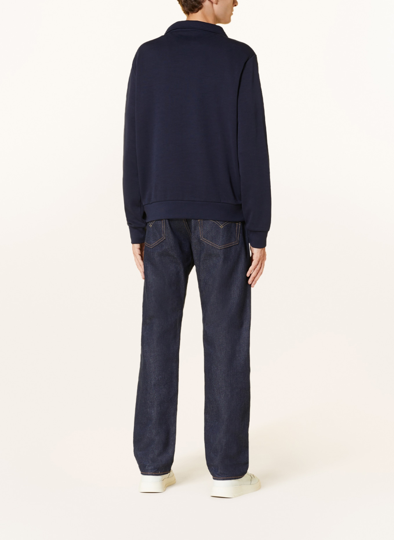 PAUL Jersey half-zip sweater, Color: DARK BLUE (Image 3)