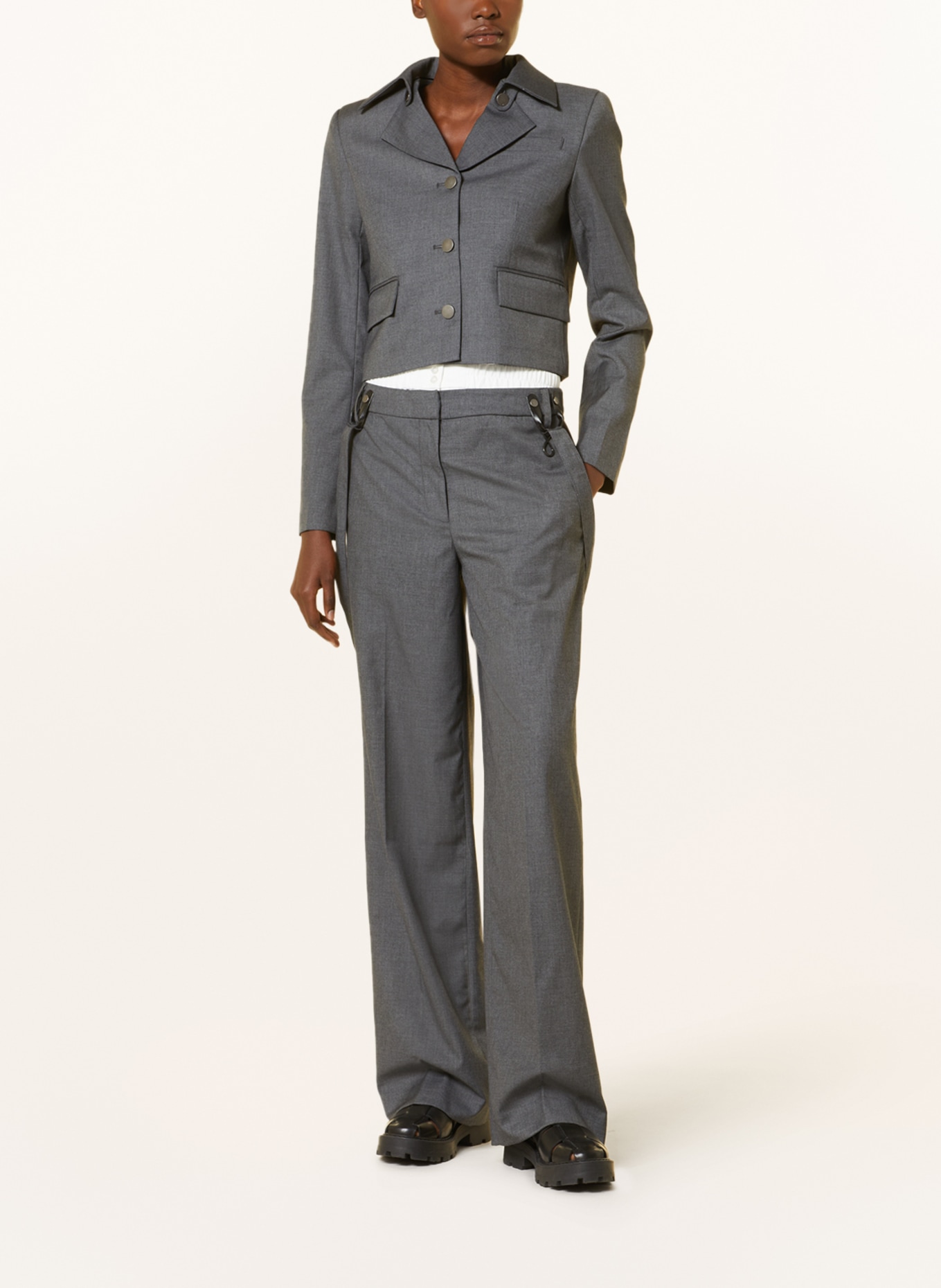 REMAIN Trousers, Color: GRAY (Image 2)