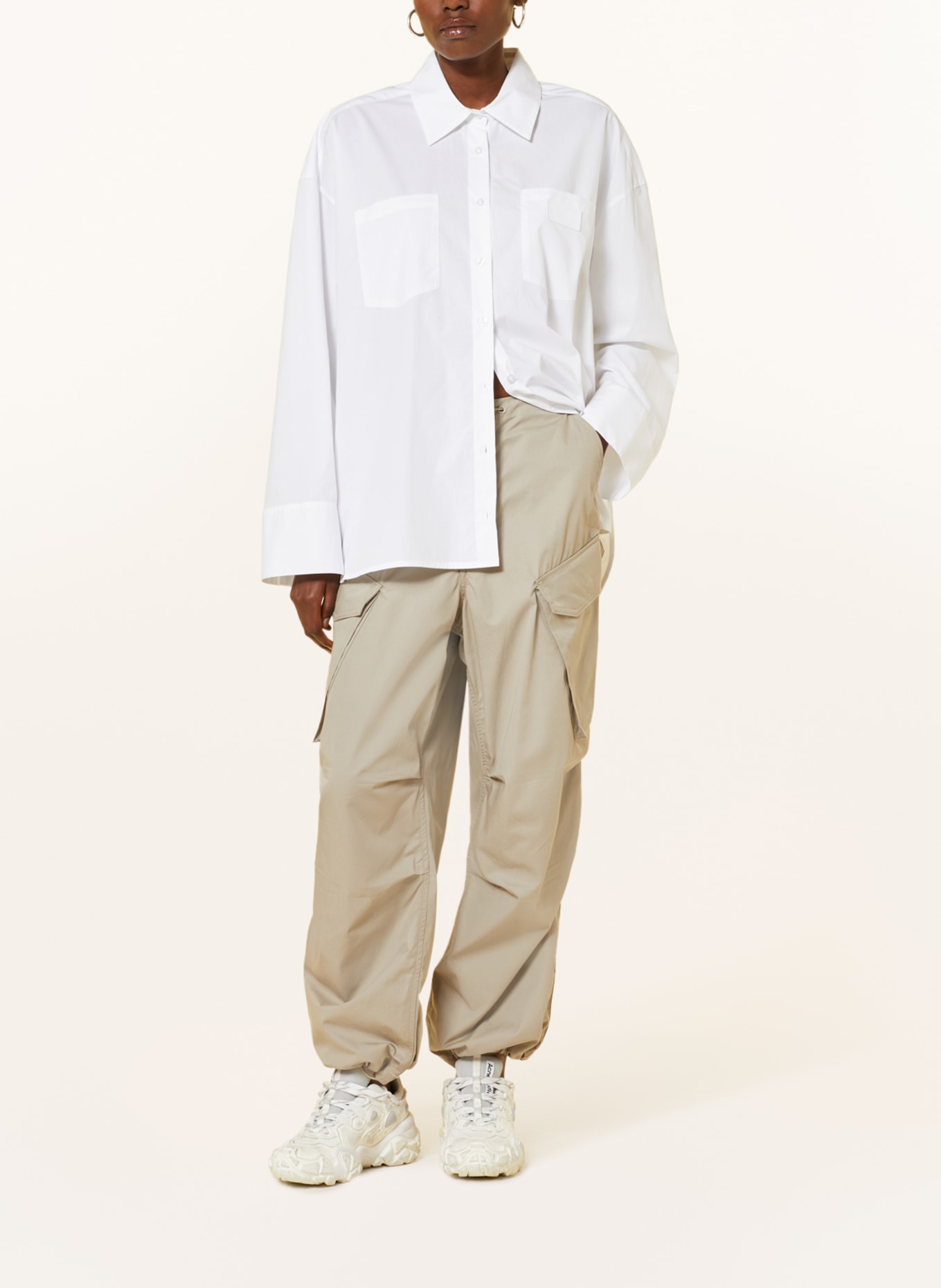 REMAIN Oversized shirt blouse, Color: WHITE (Image 2)