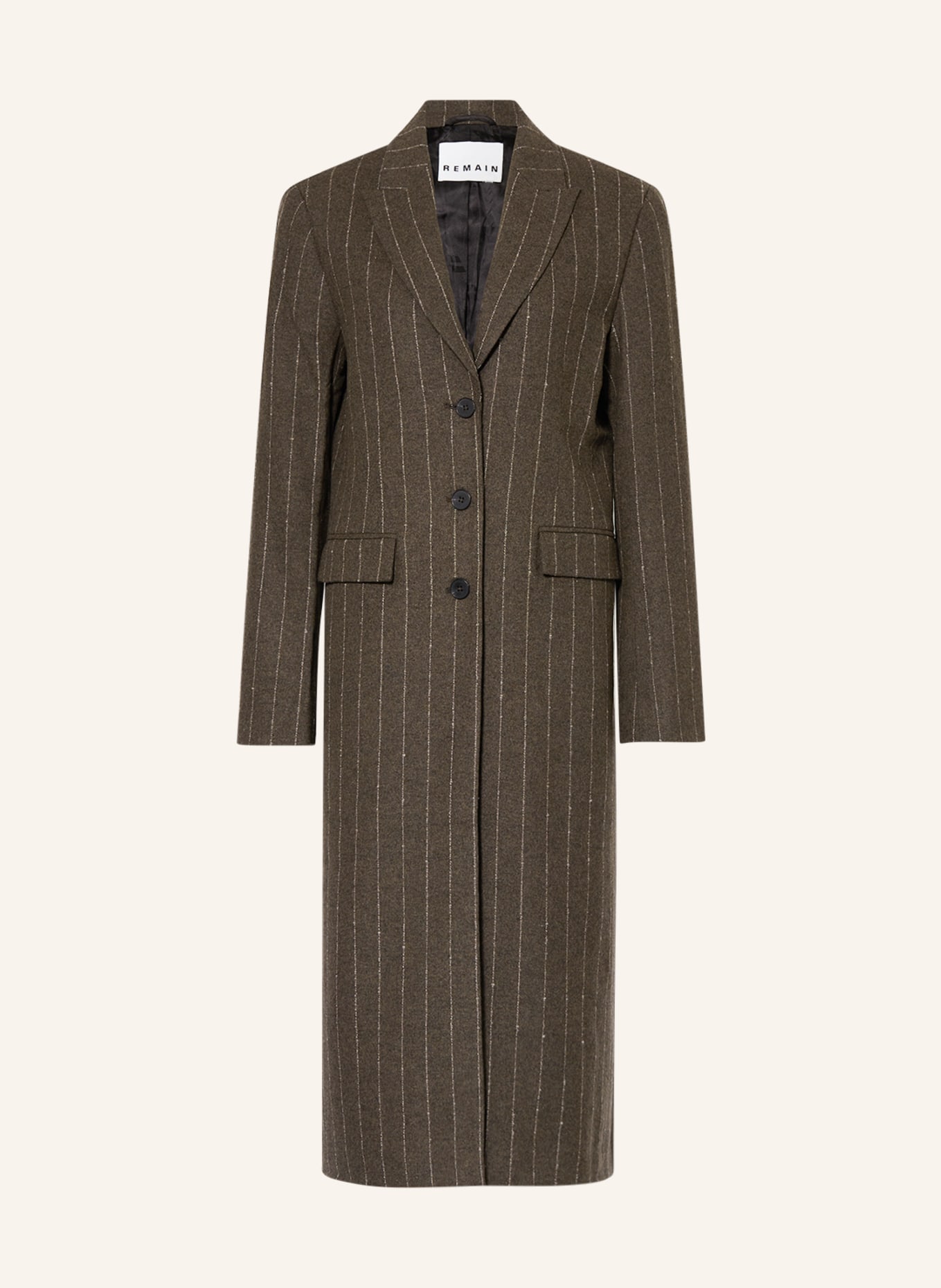 REMAIN Wool coat, Color: GRAY/ LIGHT GRAY (Image 1)