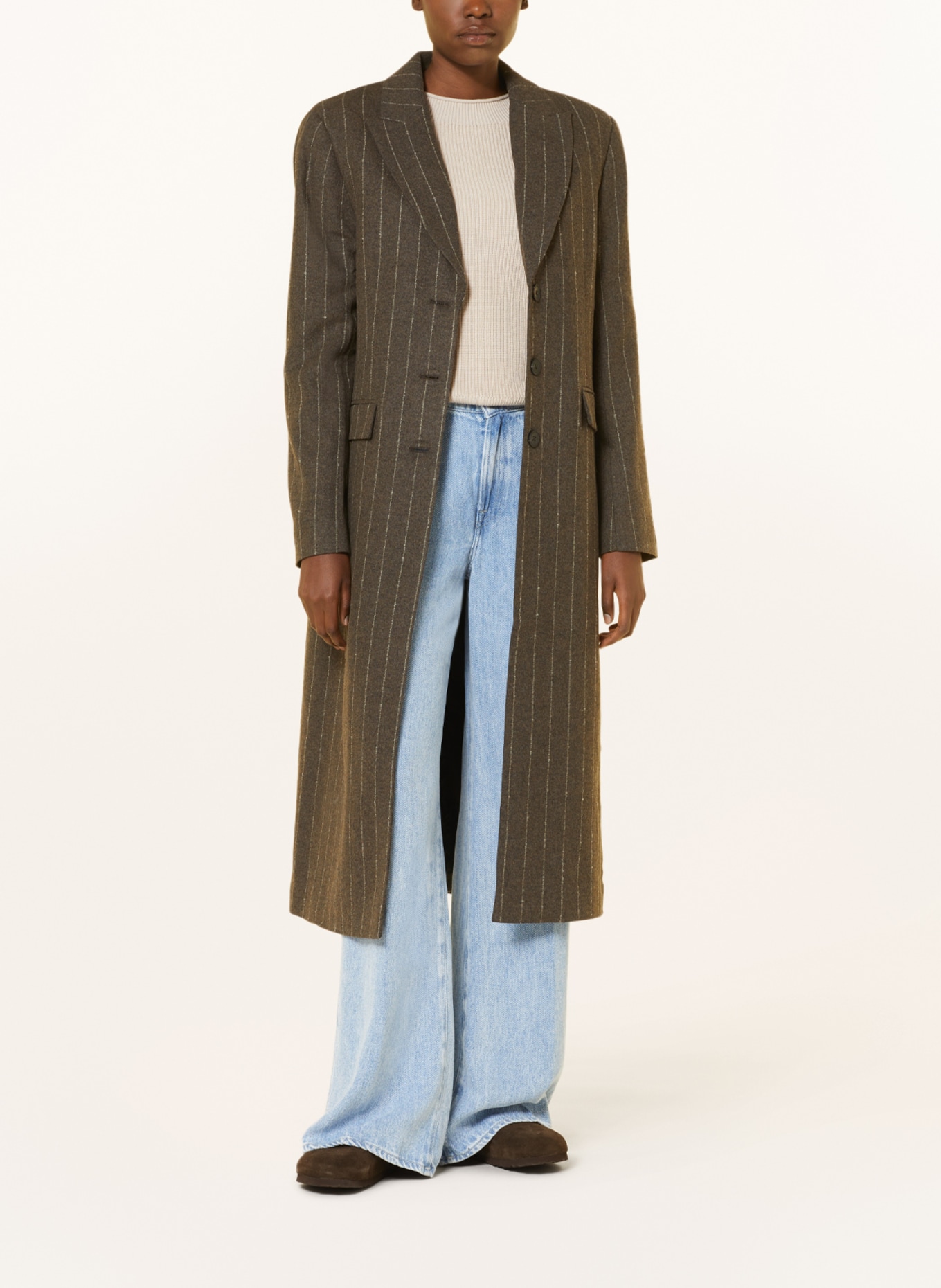 REMAIN Wool coat, Color: GRAY/ LIGHT GRAY (Image 2)
