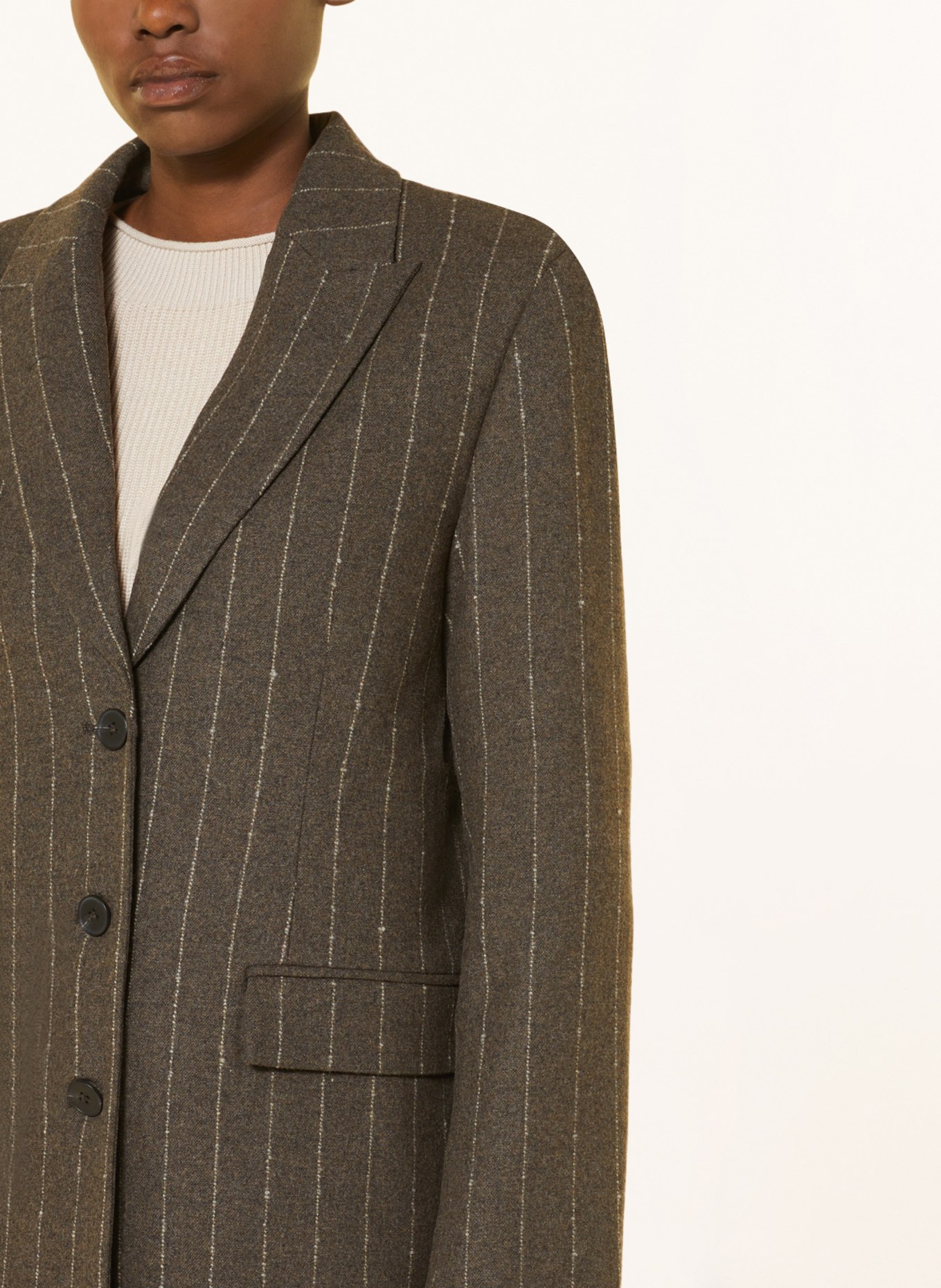 REMAIN Wool coat, Color: GRAY/ LIGHT GRAY (Image 4)