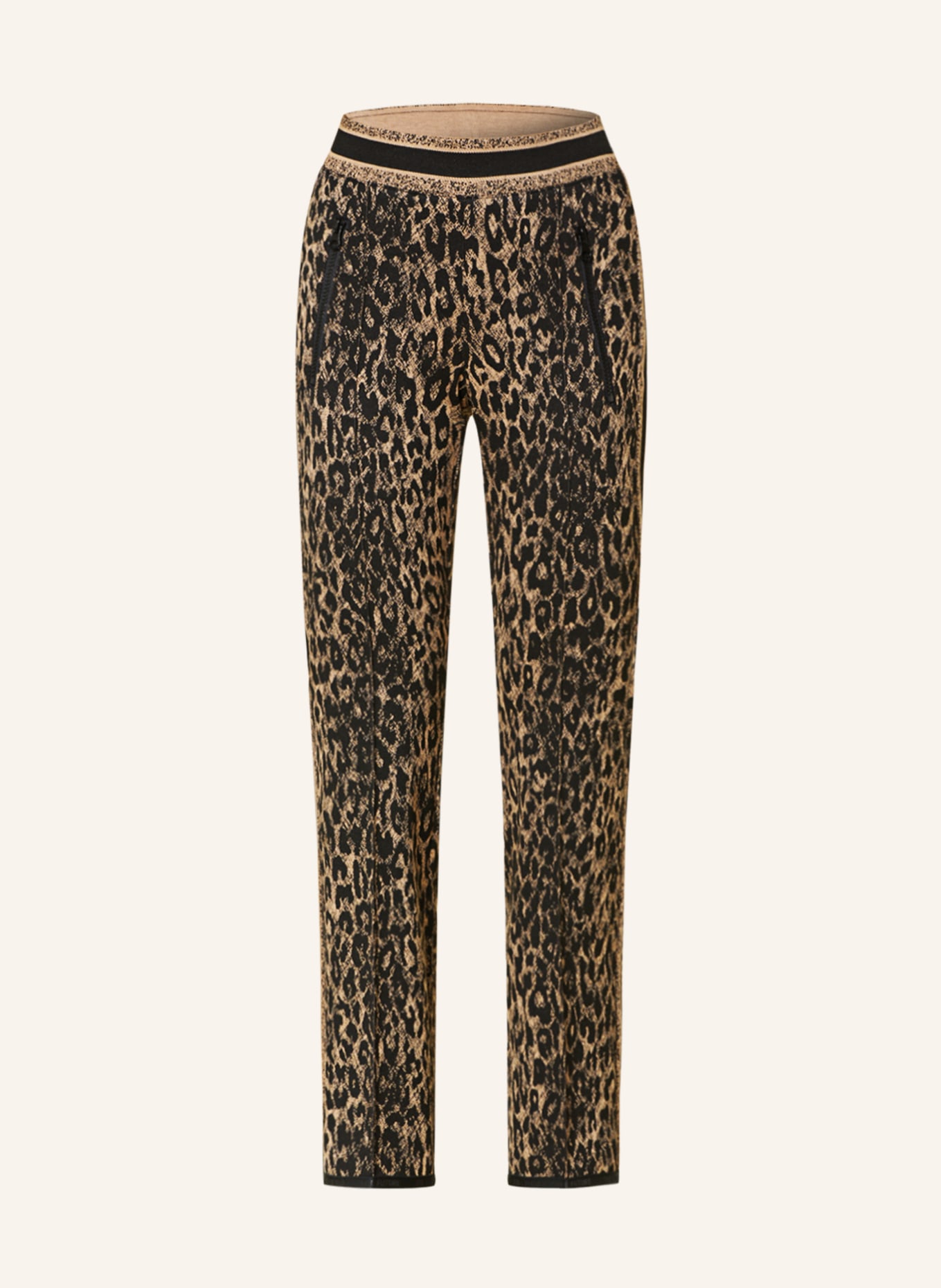 CAMBIO Trousers RANEE, Color: BLACK/ BEIGE (Image 1)