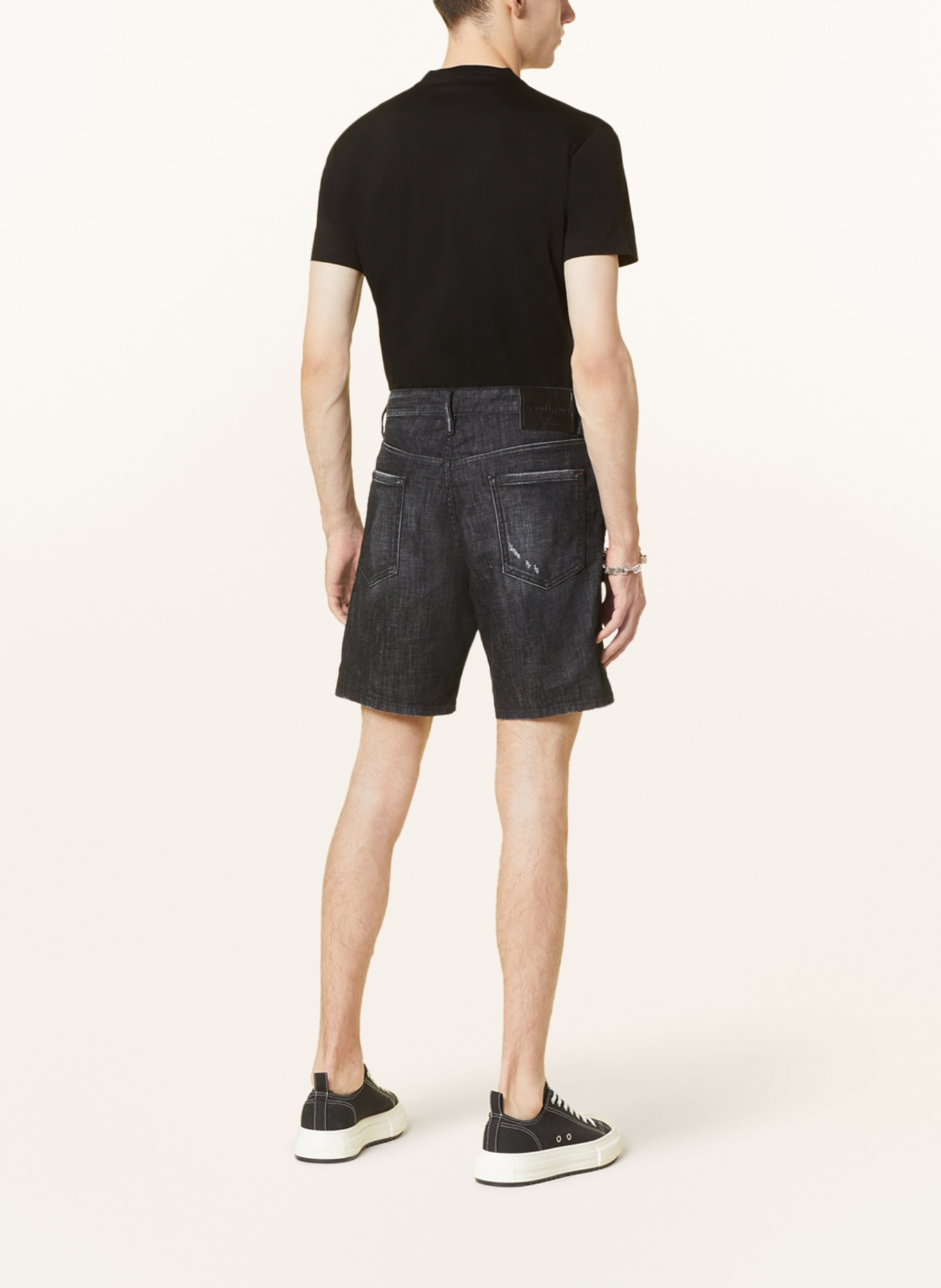 DSQUARED2 Denim shorts MARINE, Color: 900 BLACK (Image 3)