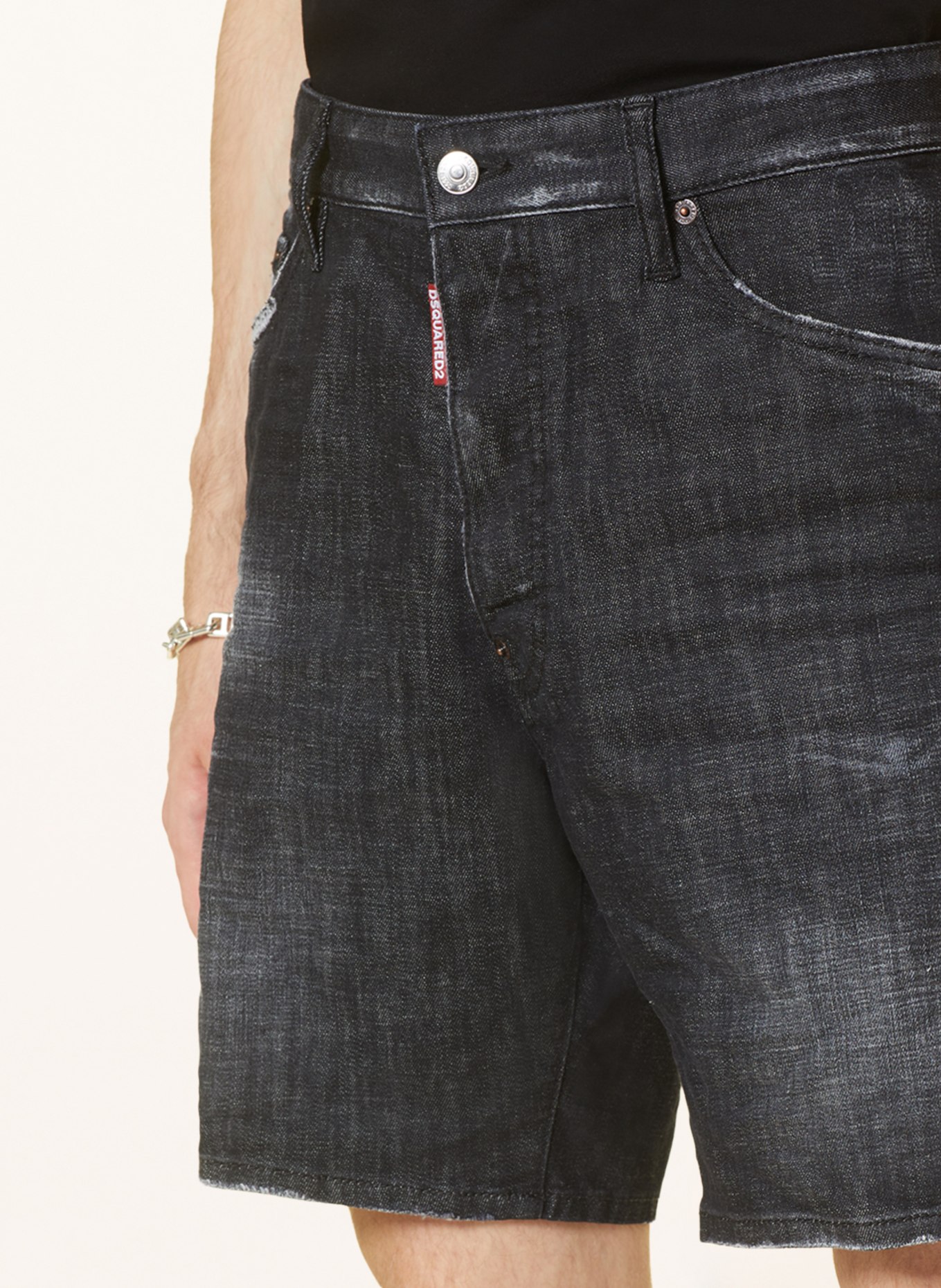 DSQUARED2 Szorty jeansowe MARINE, Kolor: 900 BLACK (Obrazek 5)