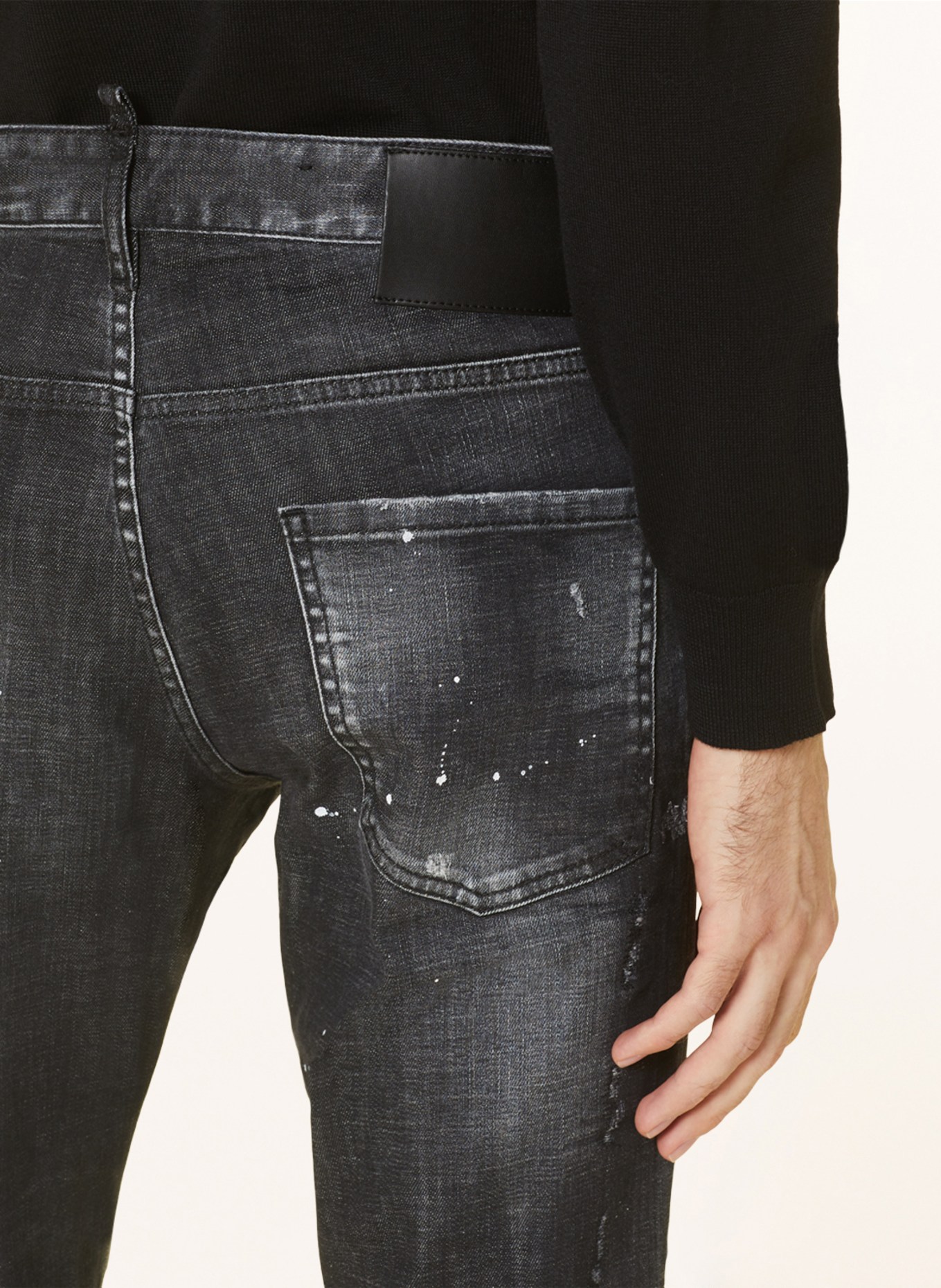 DSQUARED2 Jeans COOL GUY extra slim fit, Color: 900 BLACK (Image 6)